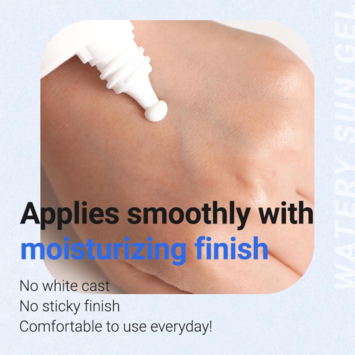 ISNTREE Hyaluronic Acid Watery Sun Gel 50 ml SPF 50 PA UVA UVB Sunscreen Lightweight Hydrating Gel No White Cast Daily UV Protection Daily Use Korean Skincare
