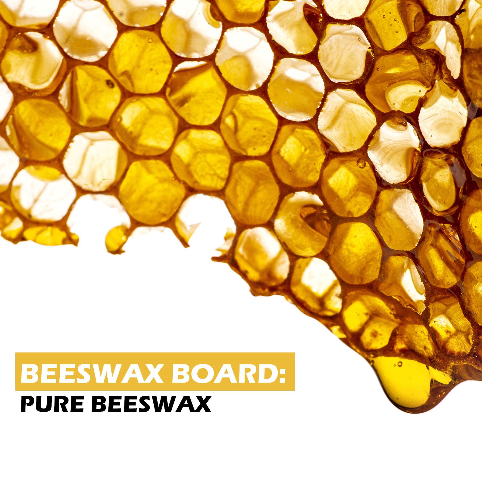 Beekeeping Foundation Sheets Natural Beeswax Sheets DIY Honey Candles Maker Beehive Nest Wax Beehoney Comb Frame Beeswax Sheets ﻿