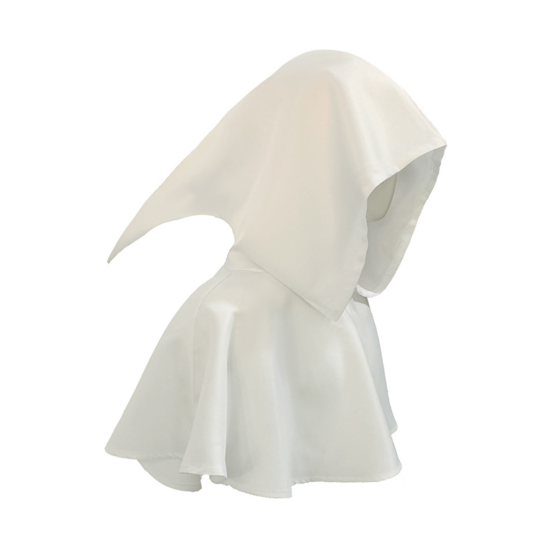 (YELLOW) Kids Medieval Grim Reaper Hooded Cloak Vampire Missionary Costume for Halloween Party Stage Roleplay