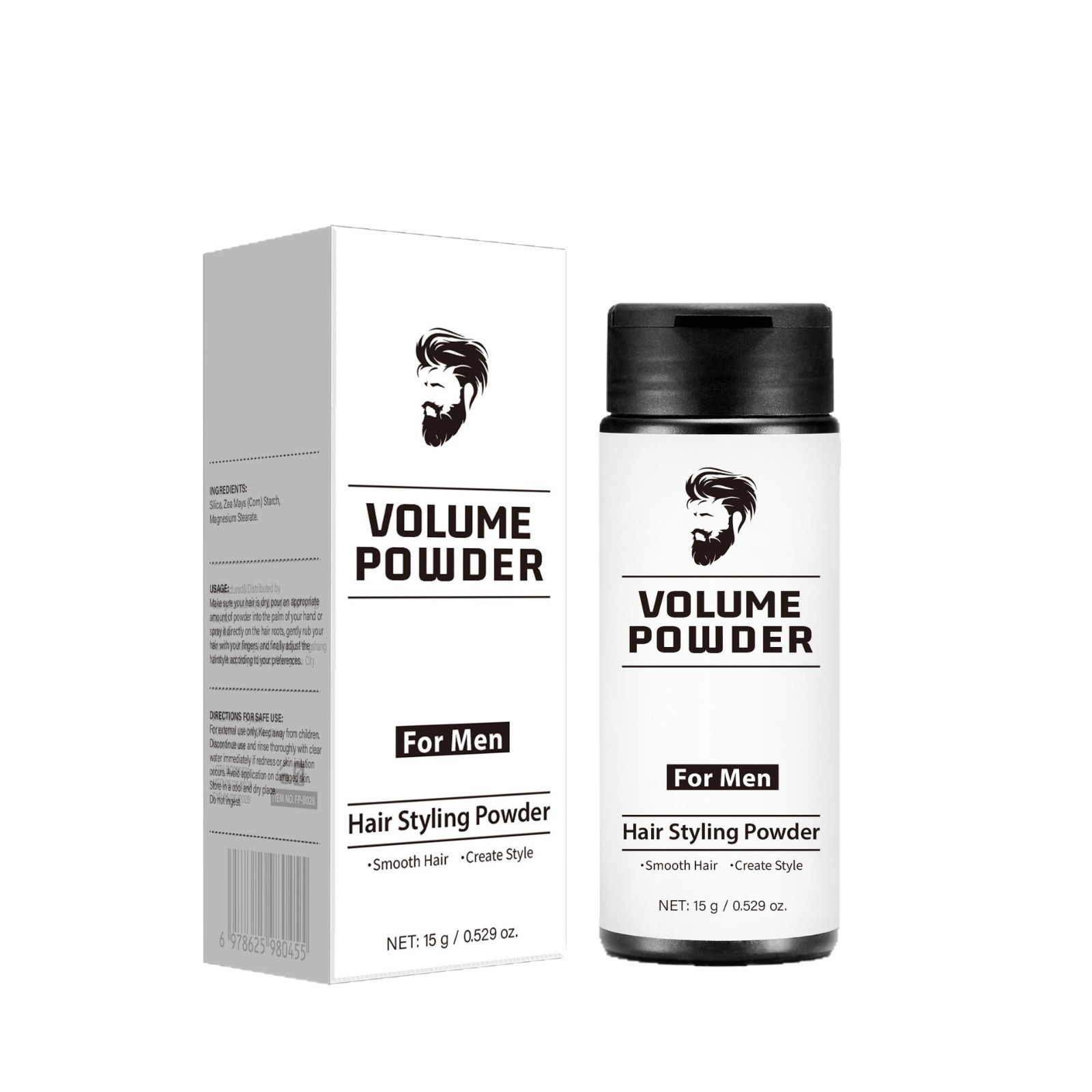 Men Hair Volumizing Powder For Root Lifting Texture Styling And Adding Natural Matte Finish To Fine Flat Hair
