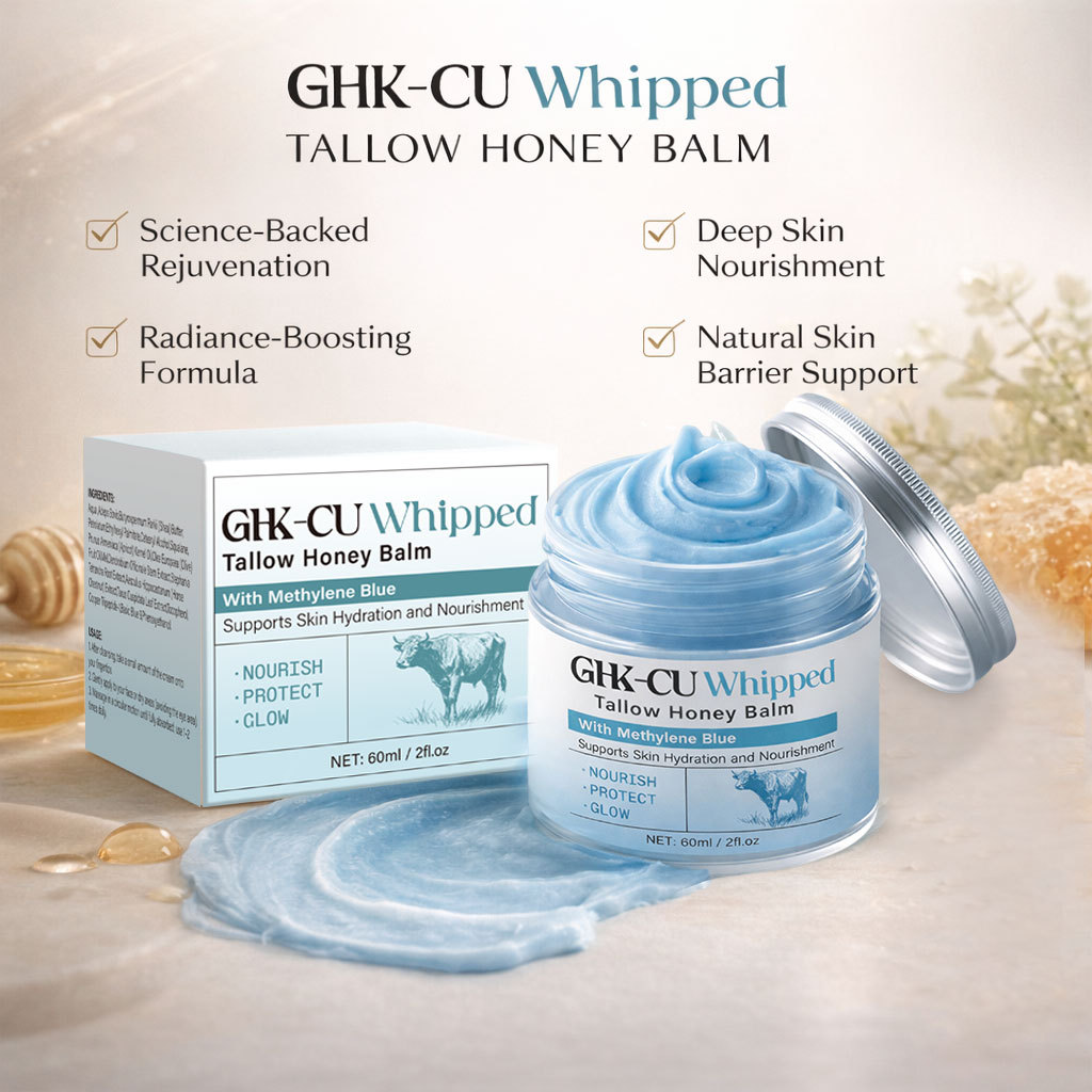 Whipped Tallow Honey Balm For Deep Skin Nourishment Repair And Radiance Boosting Natural Moisturizer 60ml