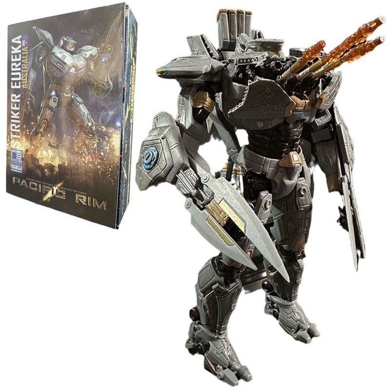 (No Lighting) NECA Pacific Rim Mecha Model Eureka Striker Australian Light Armor Articulated Action Figure Toy Collectible Display Play