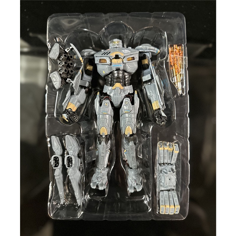 (No Lighting) NECA Pacific Rim Mecha Model Eureka Striker Australian Light Armor Articulated Action Figure Toy Collectible Display Play
