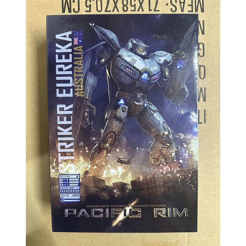(No Lighting) NECA Pacific Rim Mecha Model Eureka Striker Australian Light Armor Articulated Action Figure Toy Collectible Display Play