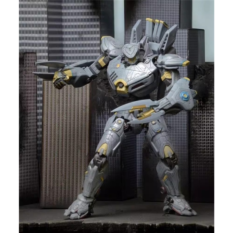 (No Lighting) NECA Pacific Rim Mecha Model Eureka Striker Australian Light Armor Articulated Action Figure Toy Collectible Display Play