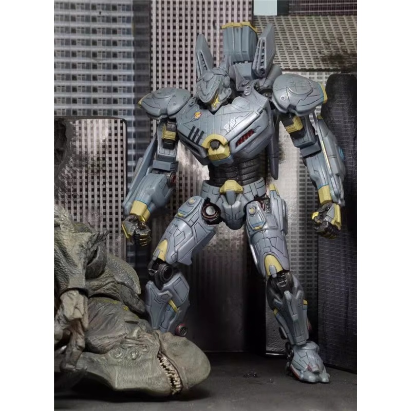 (No Lighting) NECA Pacific Rim Mecha Model Eureka Striker Australian Light Armor Articulated Action Figure Toy Collectible Display Play