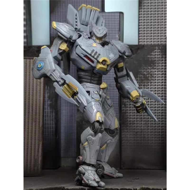 (No Lighting) NECA Pacific Rim Mecha Model Eureka Striker Australian Light Armor Articulated Action Figure Toy Collectible Display Play