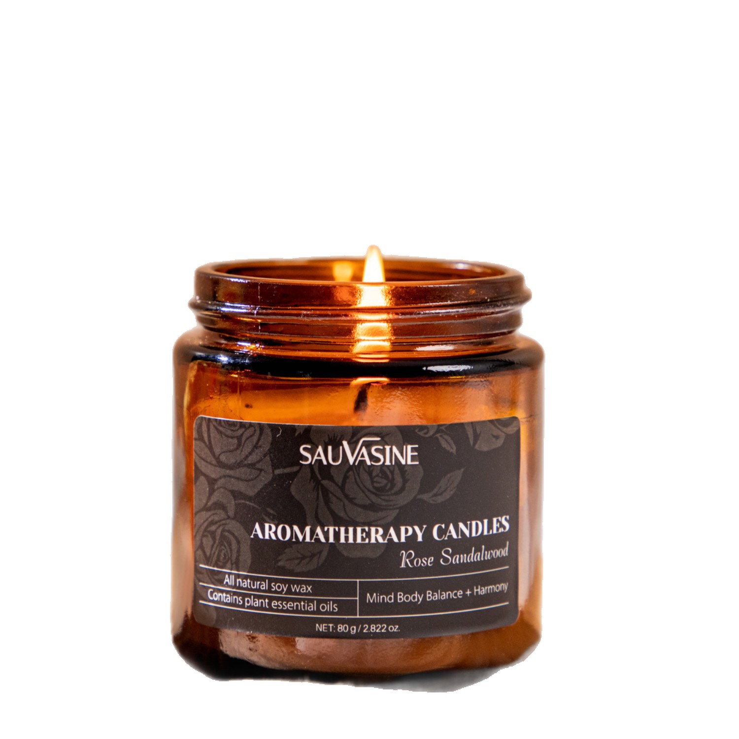 Scented Car Candle For Aromatherapy Mood Enhancement And Valentine Gift Luxury Mini Jar Candle