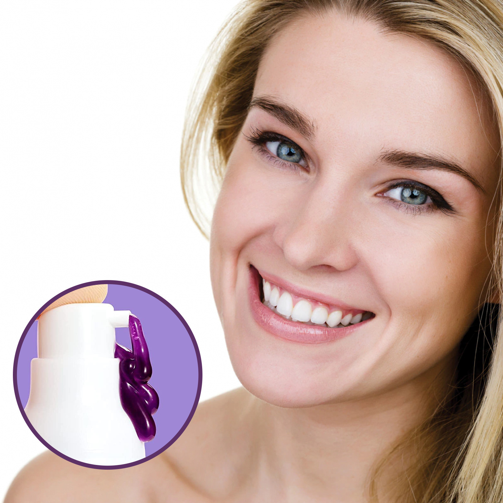 Purple Toothpaste For Gentle Whitening Stain Removal And Fresh Breath Oral Care