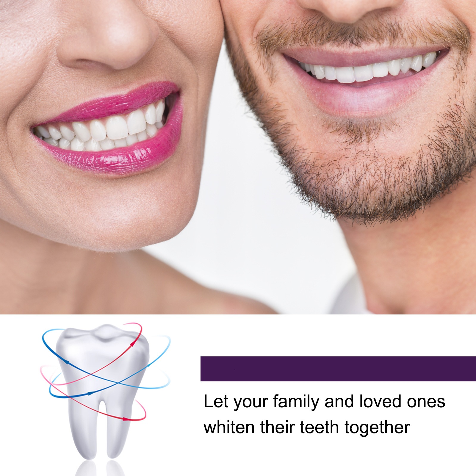 Purple Toothpaste For Gentle Whitening Stain Removal And Fresh Breath Oral Care