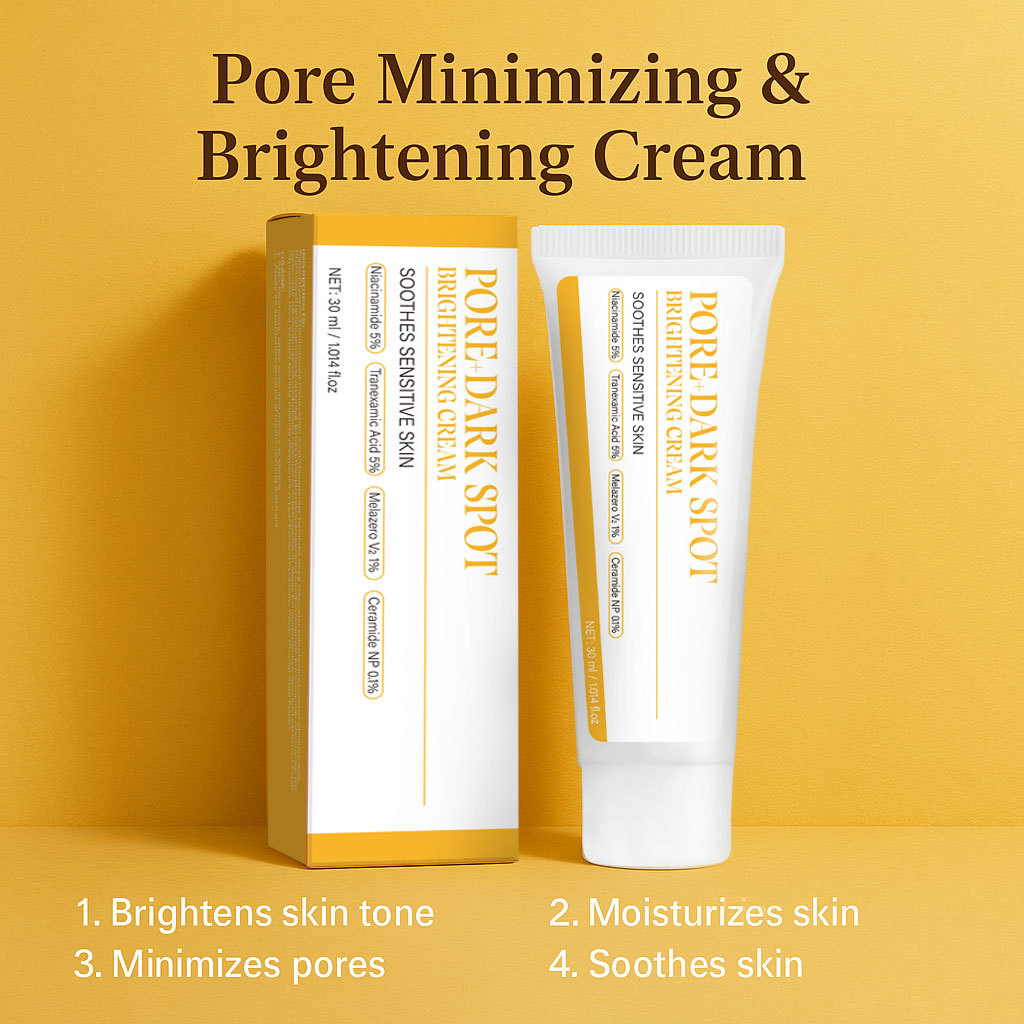Brightening Cream Pore Refining Dark Spot Corrector for Even Skin Tone 50g