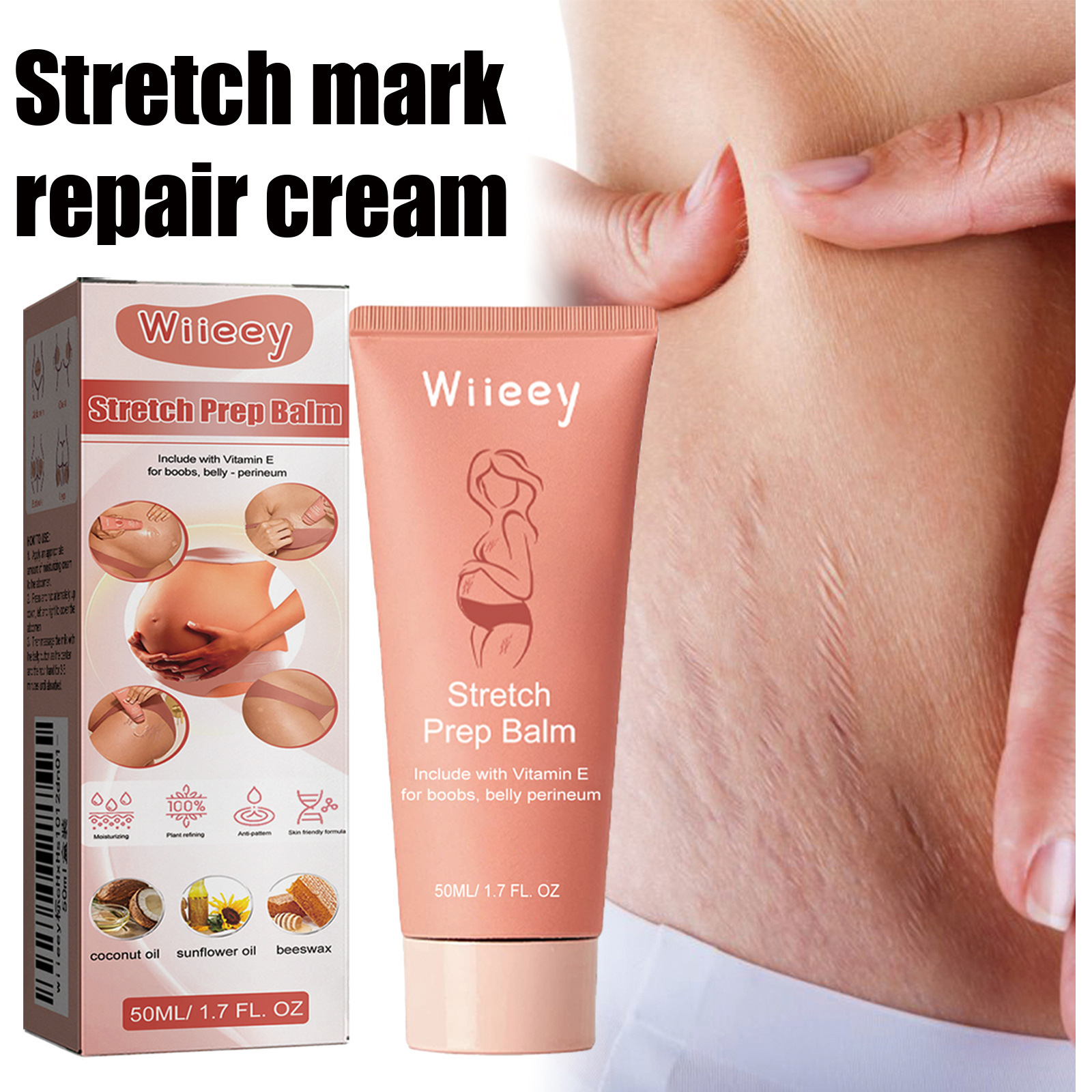 Skin Care Cream For Post Pregnancy Belly Firming Smoothing And Massage Moisturizing Daily Body Recovery Care