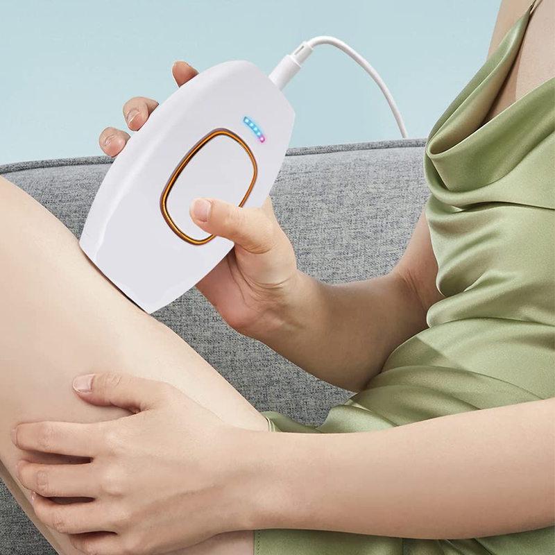 (WHITE) Multi-Function Dropshipping Home Use Beauty Intense Pulsed Light Portable Ipl Hair Removal Handest Professional Ipl Hair Removal