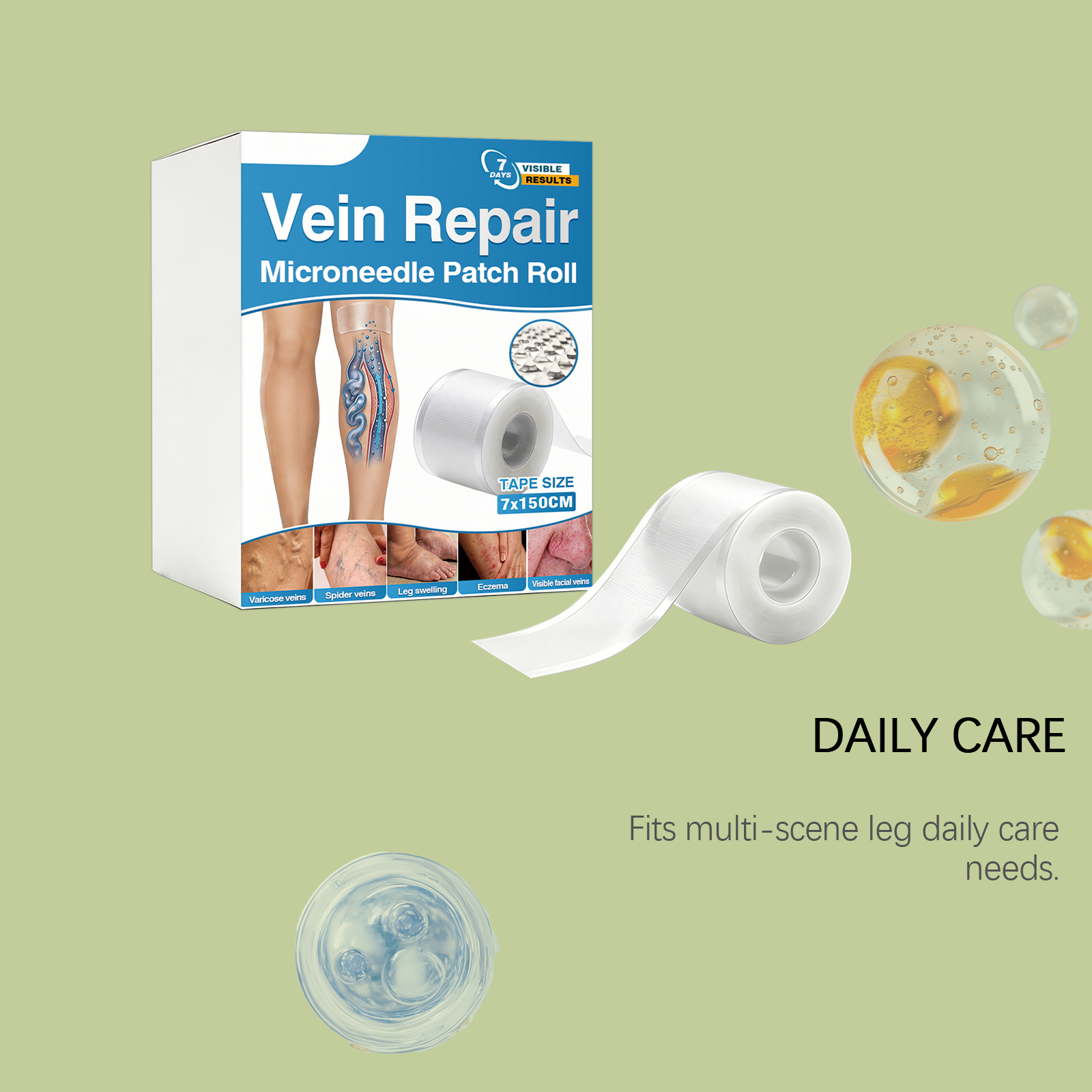 Leg Care Patch Breathable Skin Friendly Hydrating Refreshing Comfortable Lower Limb Maintenance Sticker