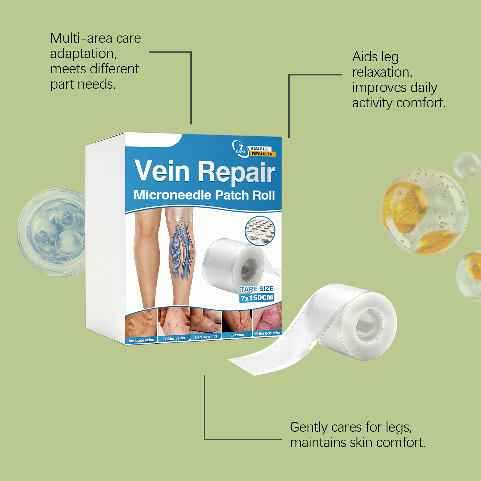 Leg Care Patch Breathable Skin Friendly Hydrating Refreshing Comfortable Lower Limb Maintenance Sticker