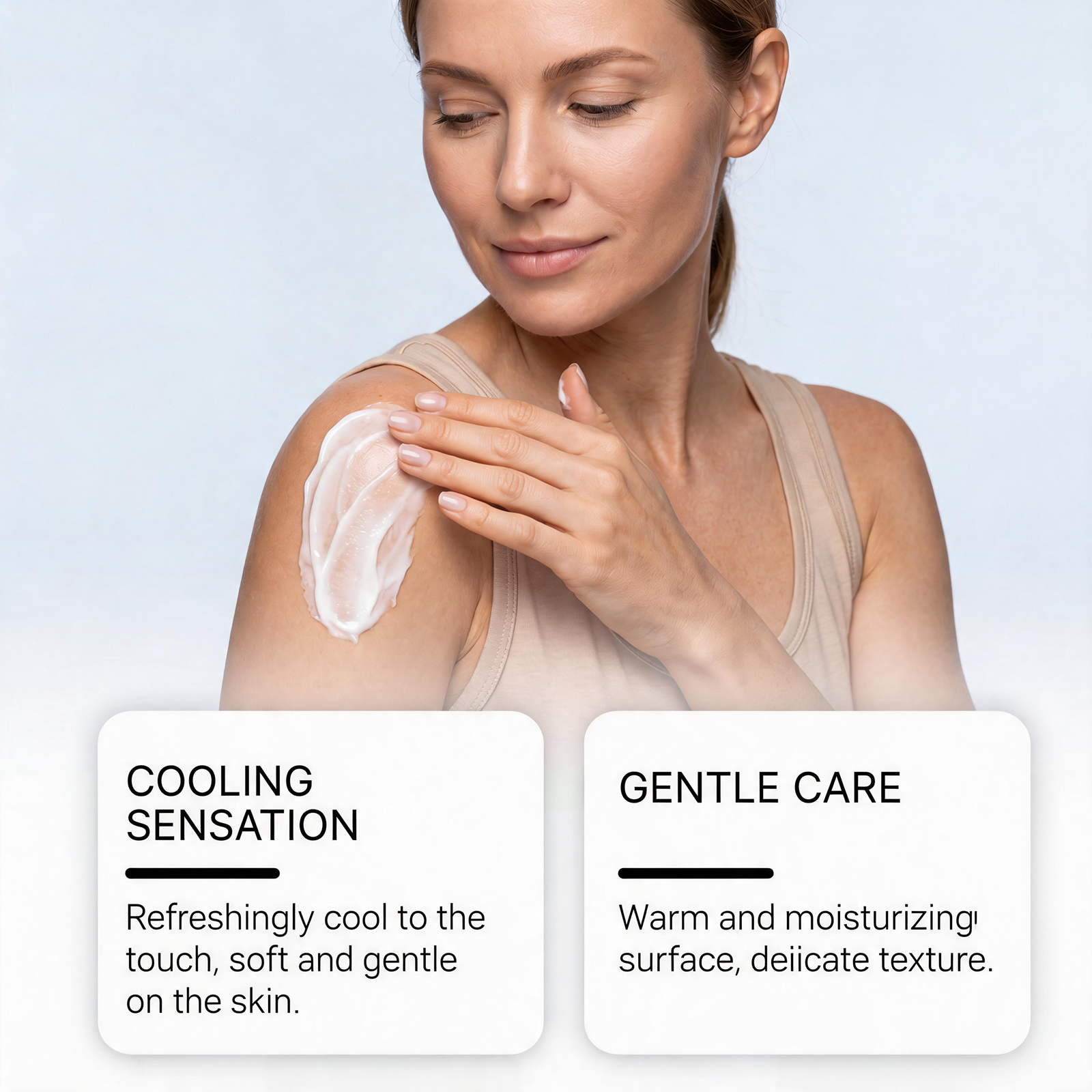 Skin Care Cream Mild Protection Soft Refreshing Hydrate Body Skin Daily Smear Massage Treatment Lotion