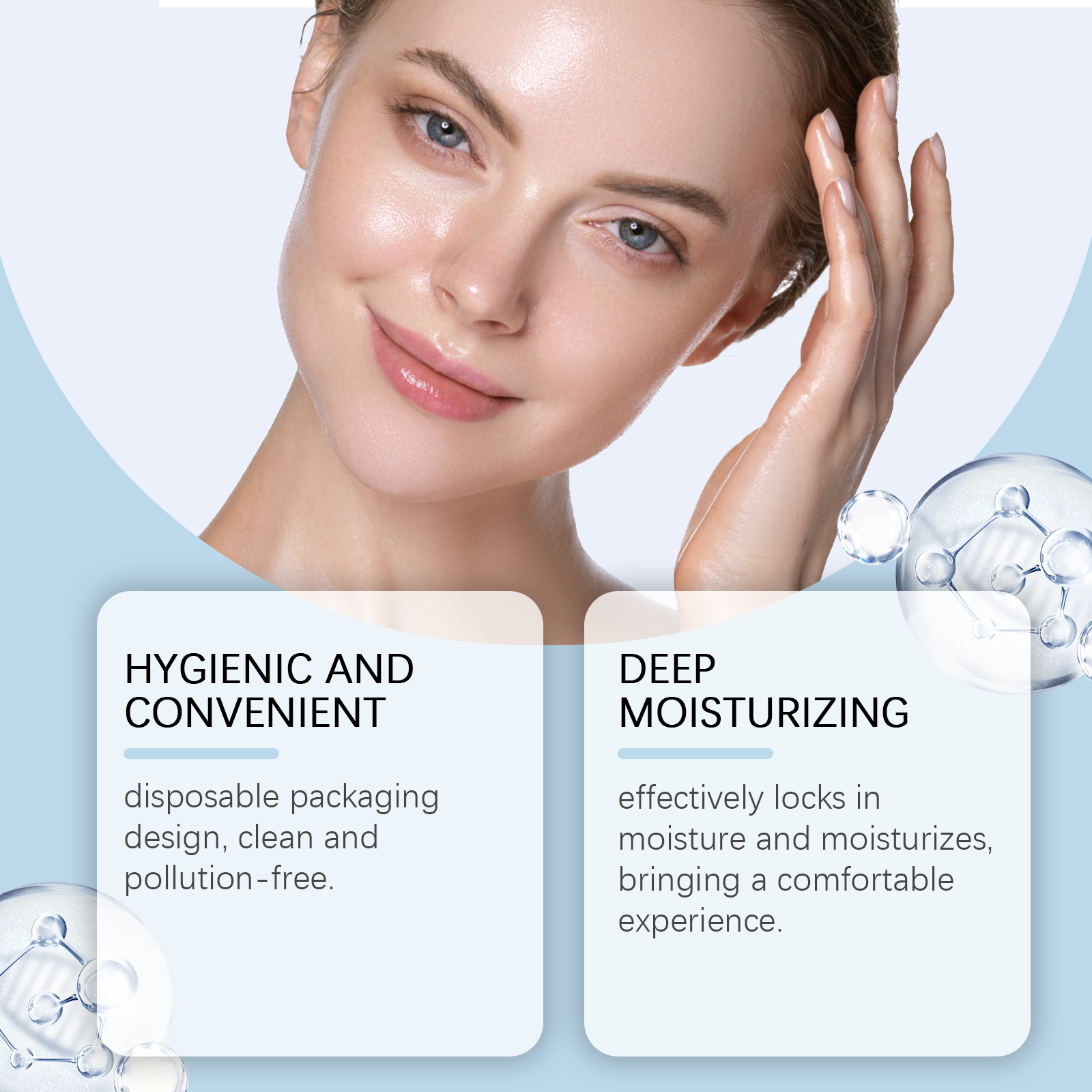Hyaluronic Acid Moisturizing Facial Essence Nourish Soft Hydrate Brighten Smooth Skin Care Liquid Daily Use