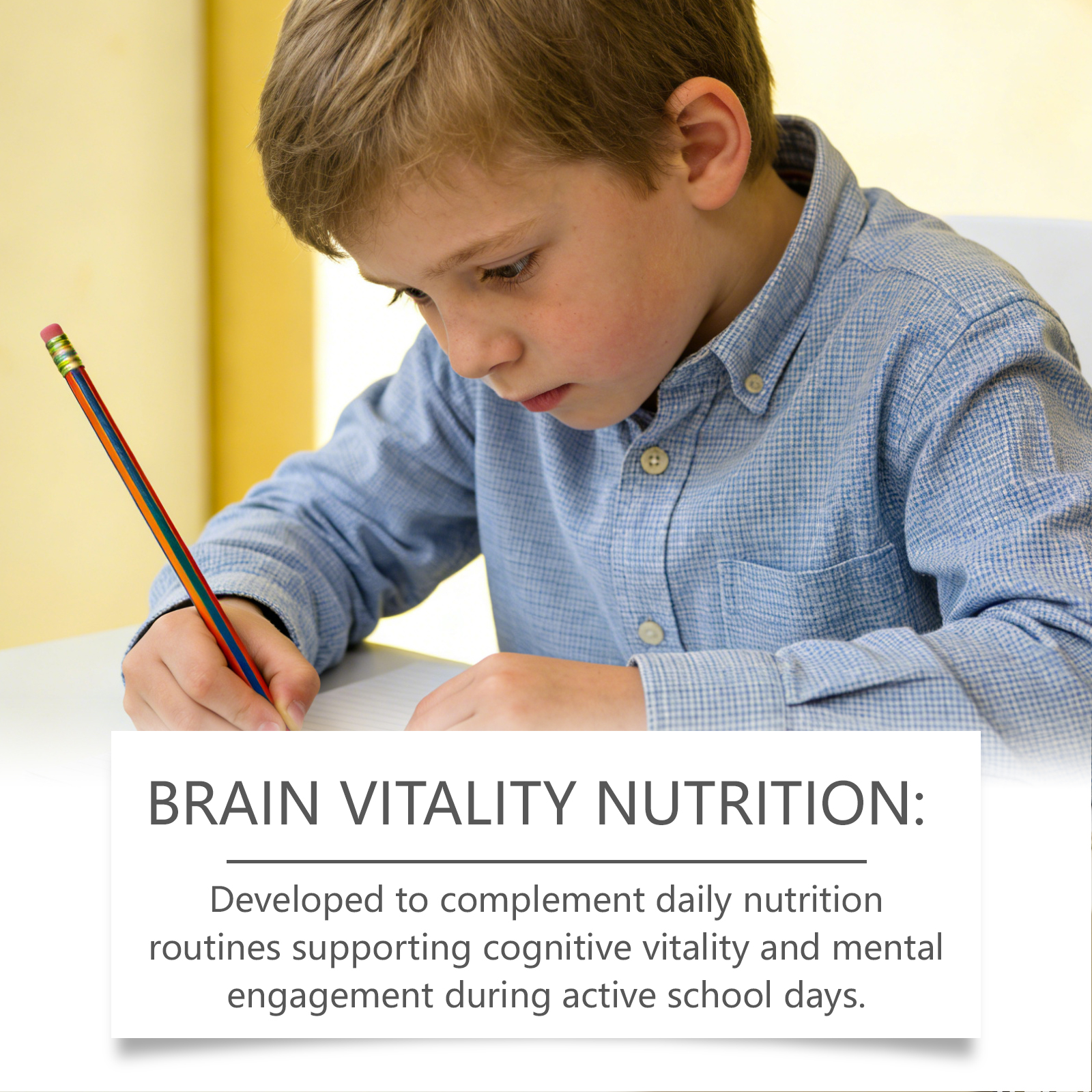Kids Body Care Gummies Boost Study Concentration Energy Support Daily Learning Healthy Growth Supplement For School Age Children