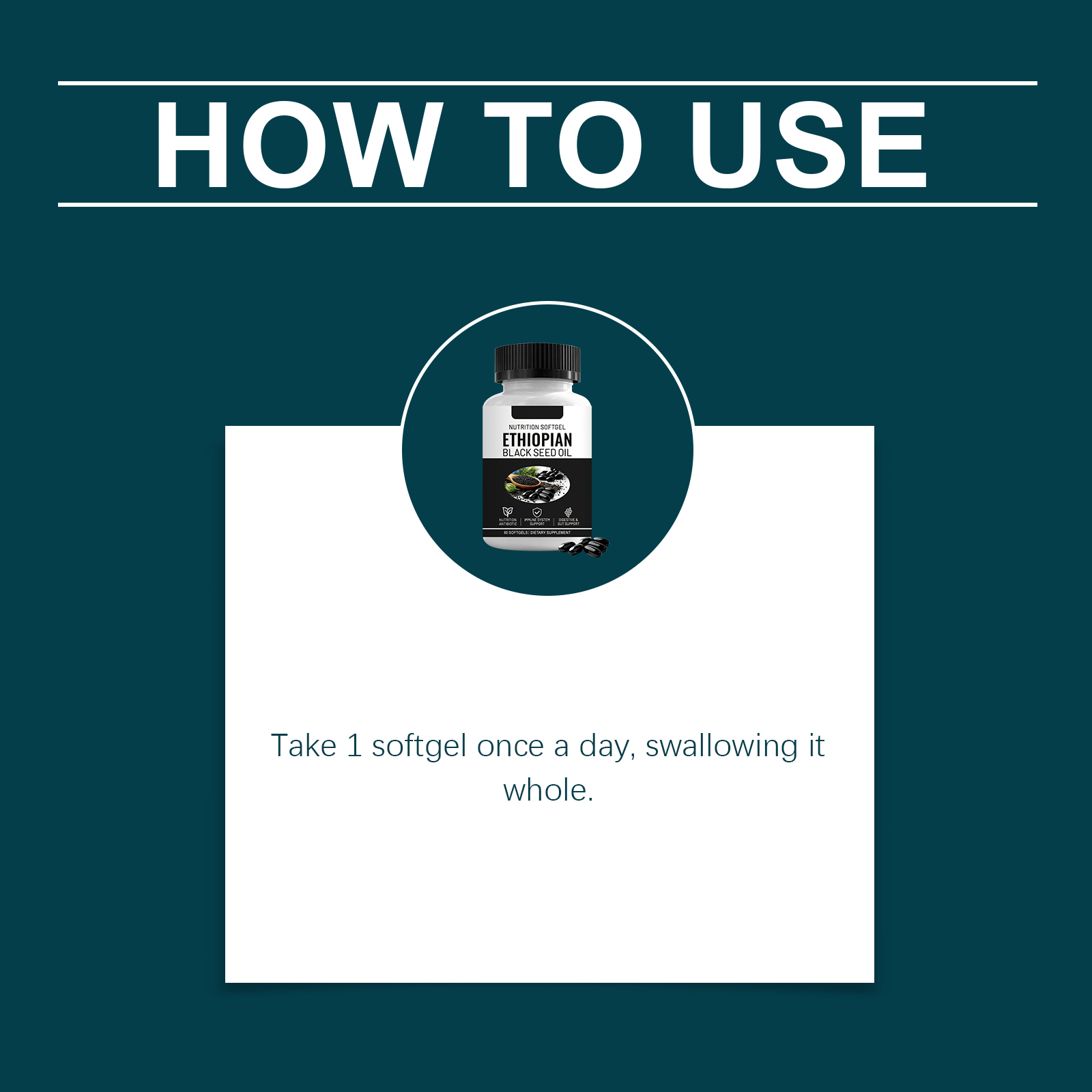 Black Seed Oil Nutritional Support Capsules Daily Body Care Dietary Supplement For General Physical Nourishment Health Maintenance Natural Oral Nutrient