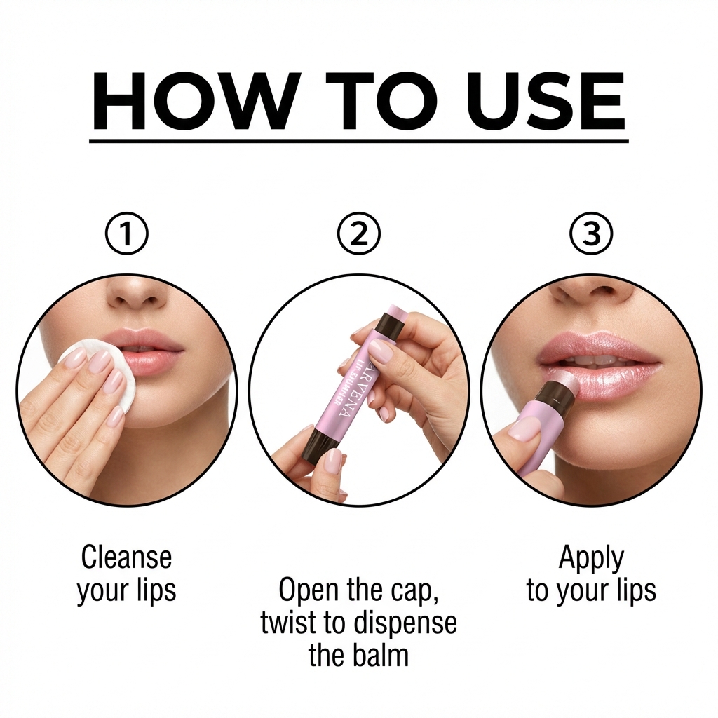 (Cocoa) Moisturizing Lip Balm Light Pink Mild Delicate Nourishing Tender Color Render Daily Hydration For Lip Skin Care