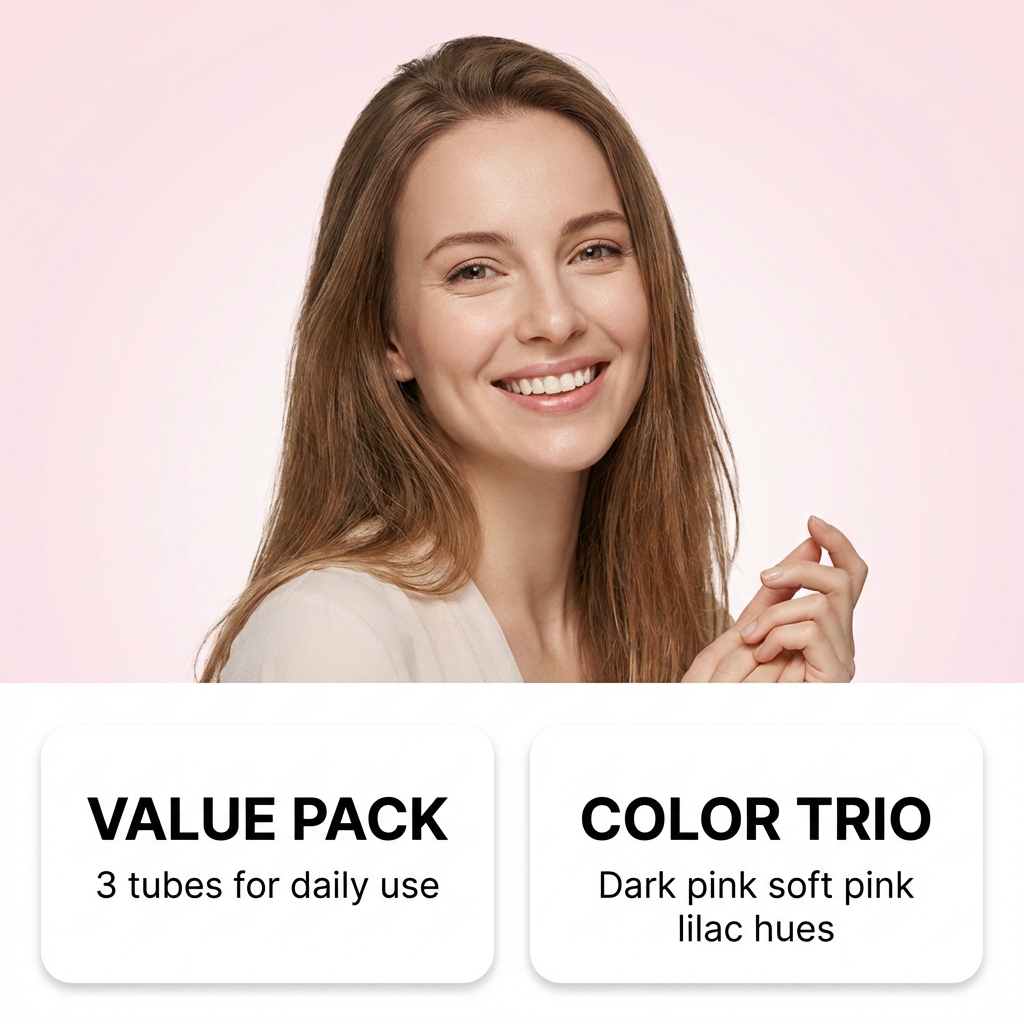 (Cocoa) Moisturizing Lip Balm Light Pink Mild Delicate Nourishing Tender Color Render Daily Hydration For Lip Skin Care