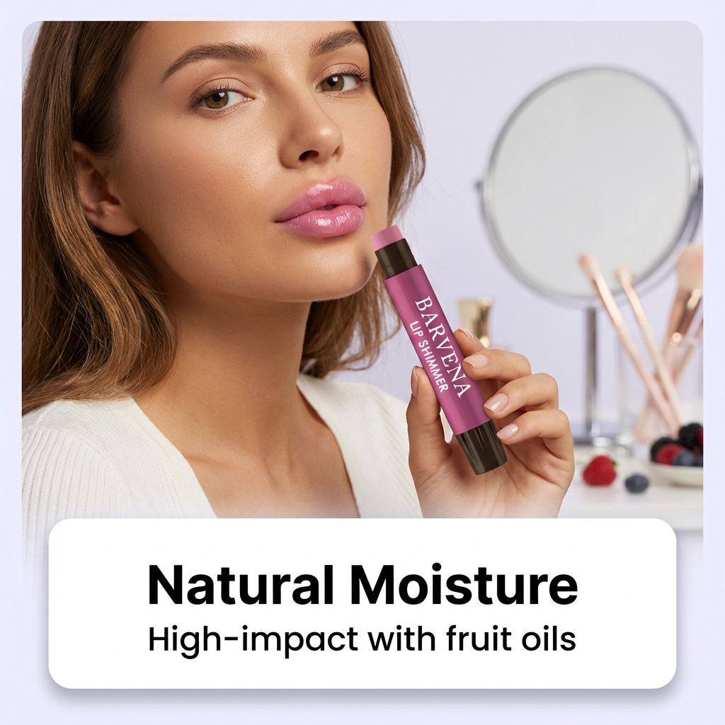 (Cocoa) Moisturizing Lip Balm Light Pink Mild Delicate Nourishing Tender Color Render Daily Hydration For Lip Skin Care