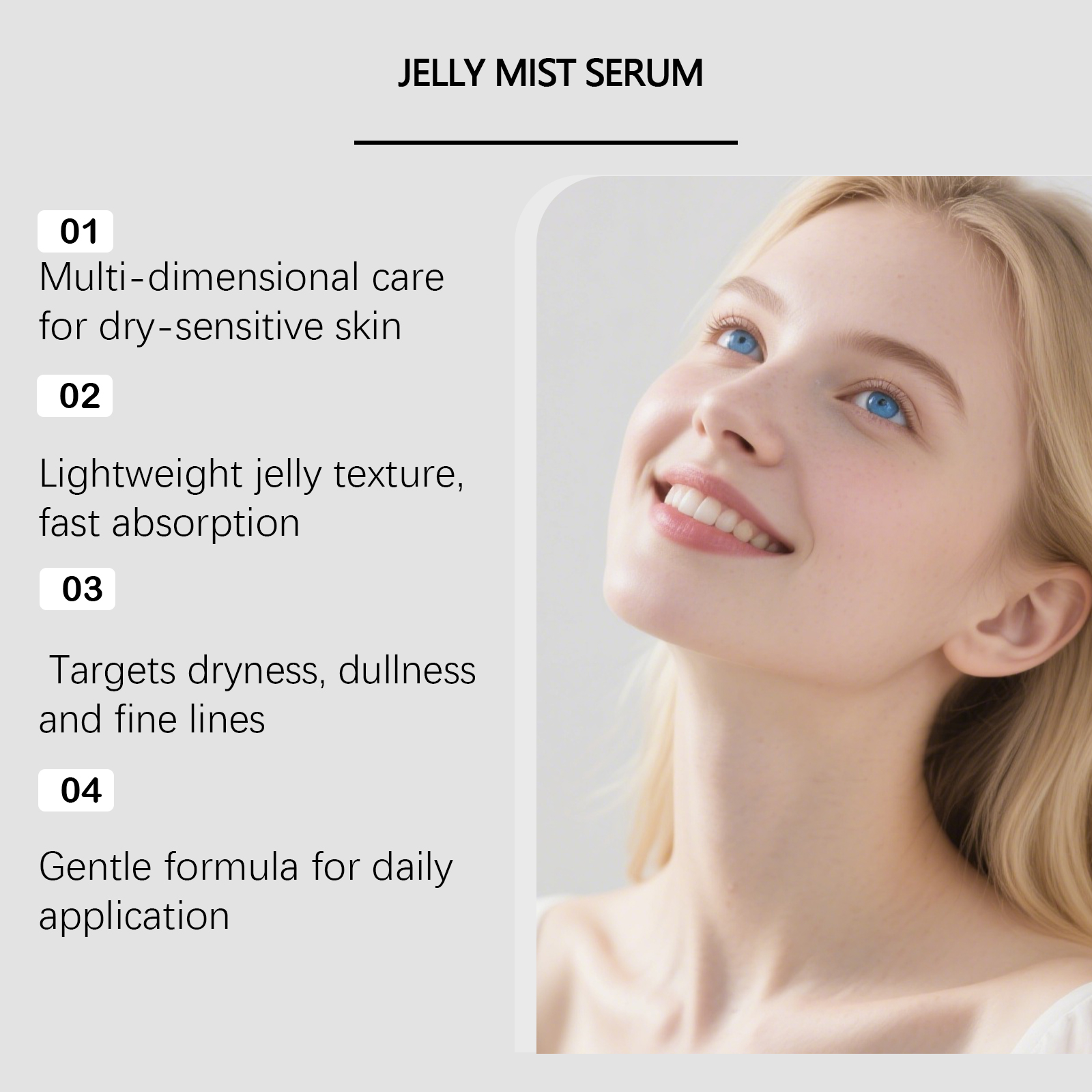 Pink Hydrating Jelly Essence Moist Cool Non Sticky Bright Soft Skin Facial Care Liquid Deep Nourish Smooth Glow