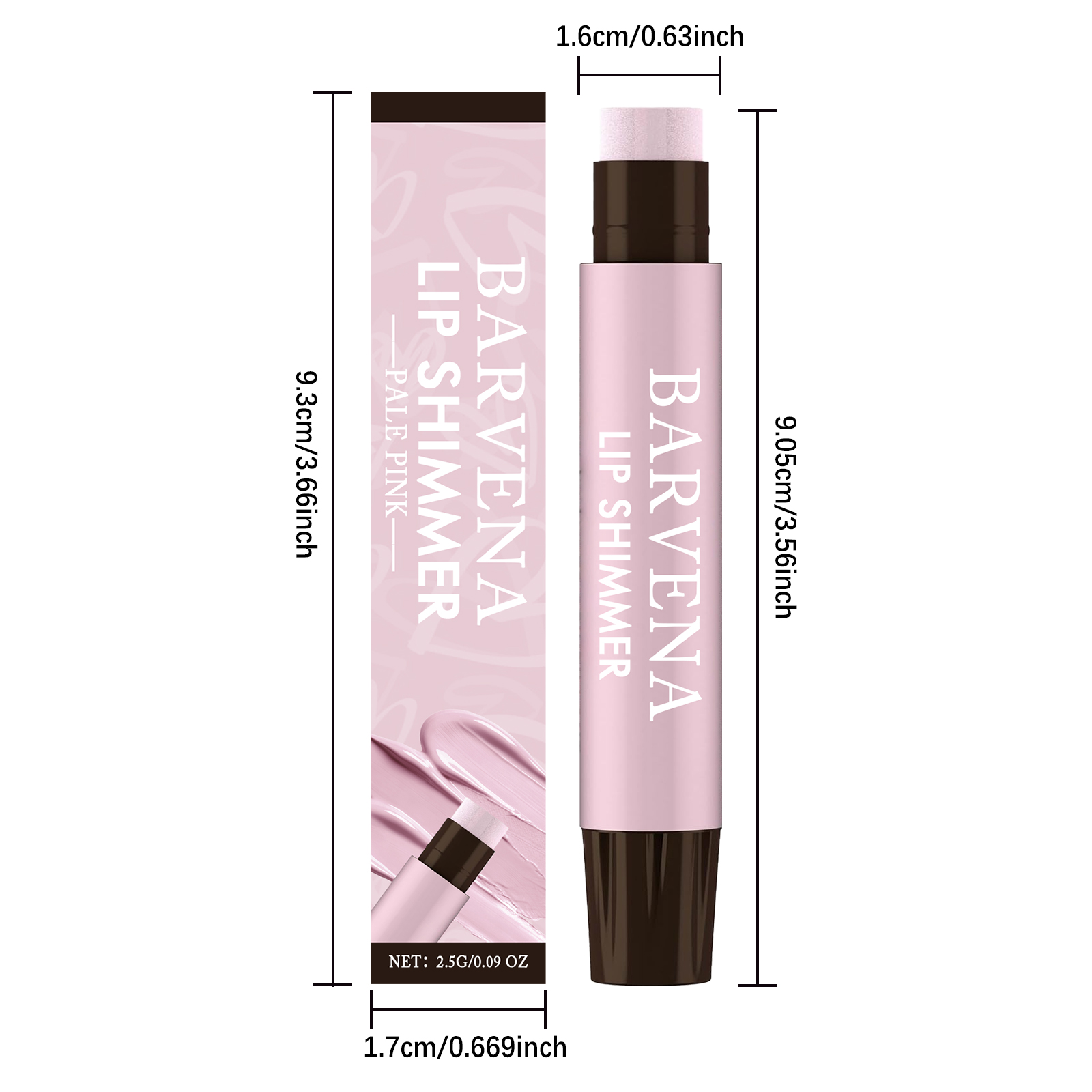 (Cocoa) Moisturizing Lip Balm Light Pink Mild Delicate Nourishing Tender Color Render Daily Hydration For Lip Skin Care