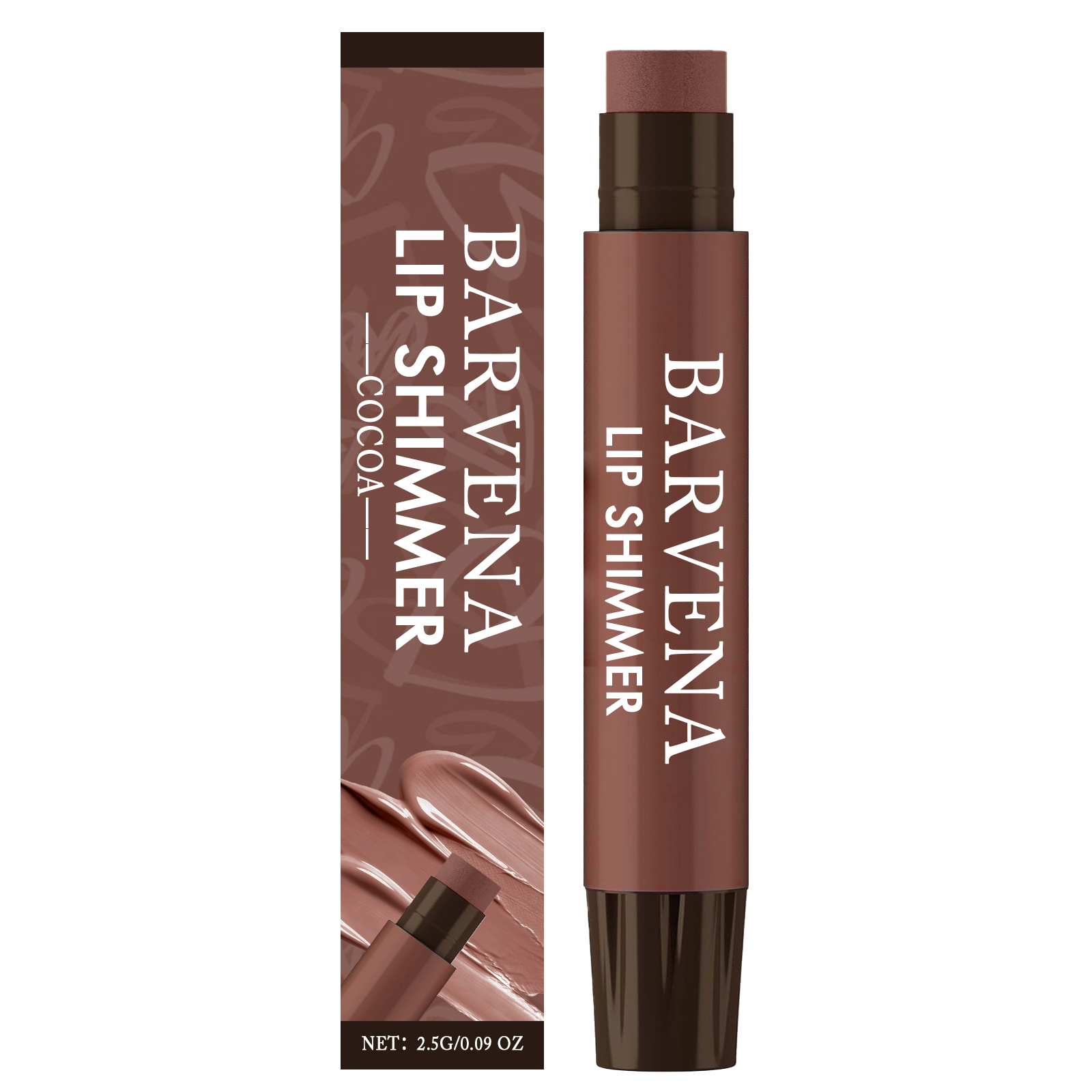 (Cocoa) Moisturizing Lip Balm Light Pink Mild Delicate Nourishing Tender Color Render Daily Hydration For Lip Skin Care