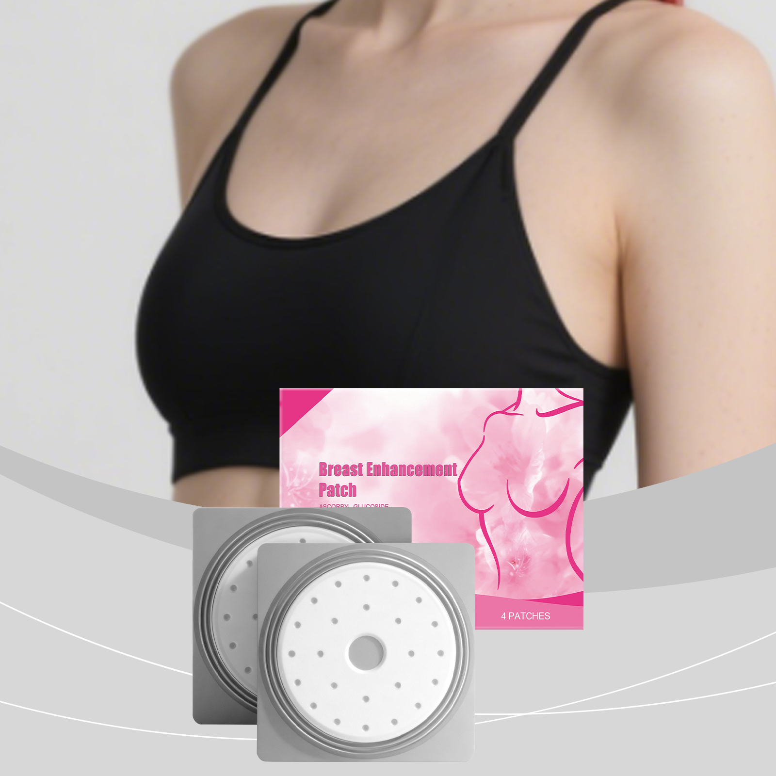 Plant Extract Breast Care Patch For Women Nourish Soft Elastic Plump Uplift Figure Skin Charm Daily
