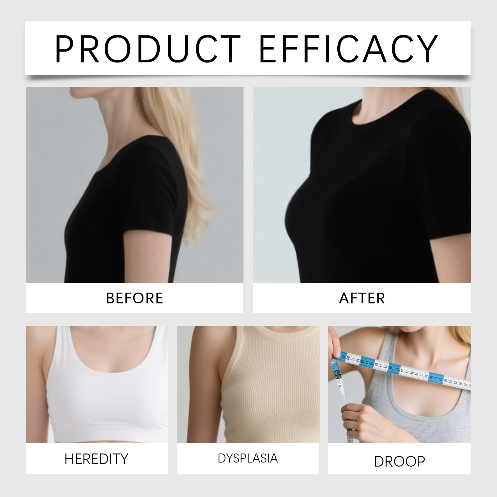 Plant Extract Breast Care Patch For Women Nourish Soft Elastic Plump Uplift Figure Skin Charm Daily