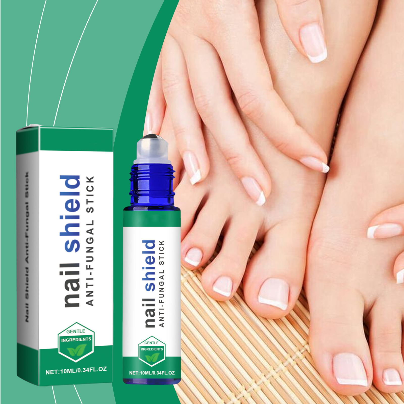 Nail Care Roller Stick Repair Nourish Portable Mild Skin Friendly Hand Foot Nail Surface Edge Hangnail Cracked Skin
