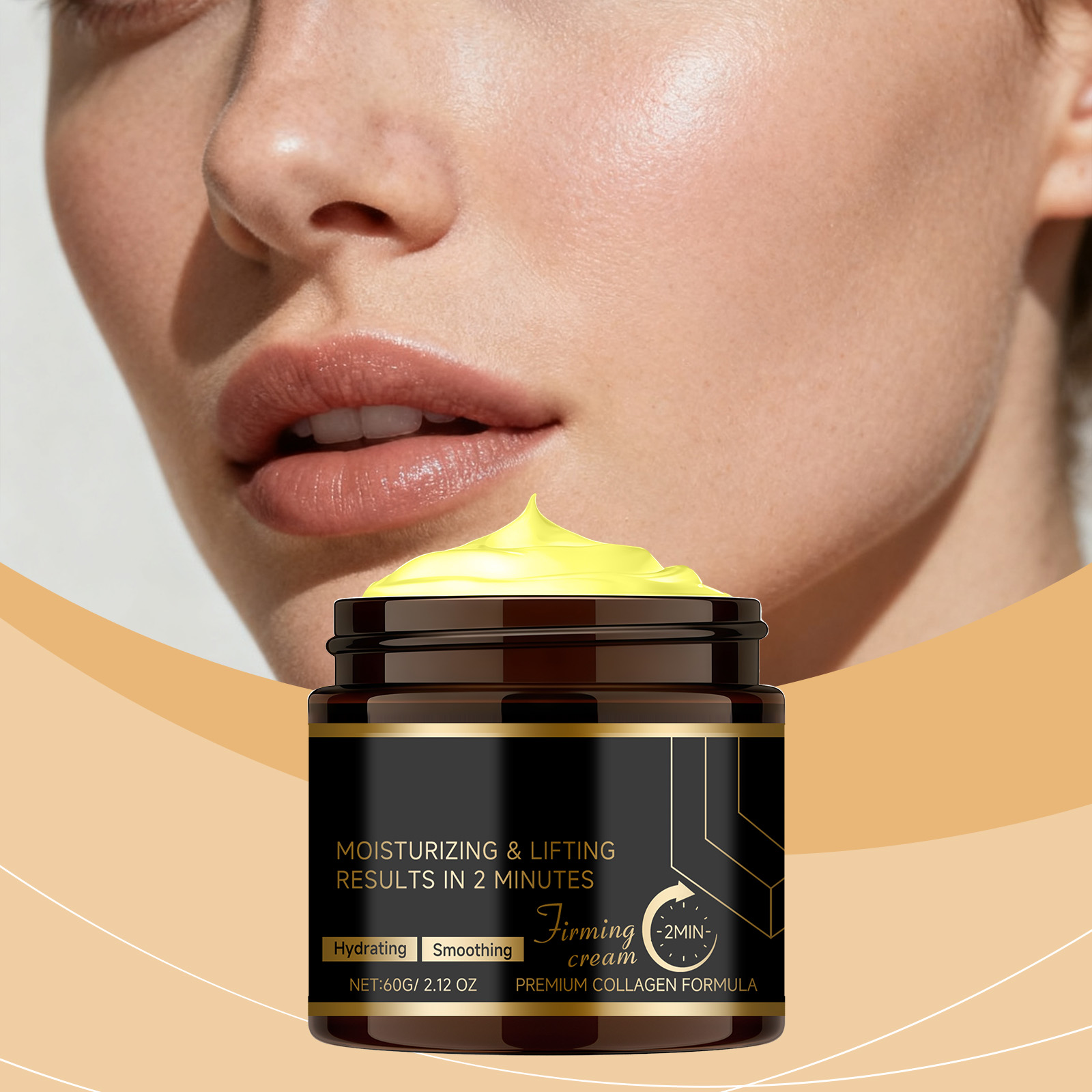 Facial Moisturizing Cream Mild Care Hydrating Nourishing Locking Moisture Elastic Smooth Daily Skin Care Lotion