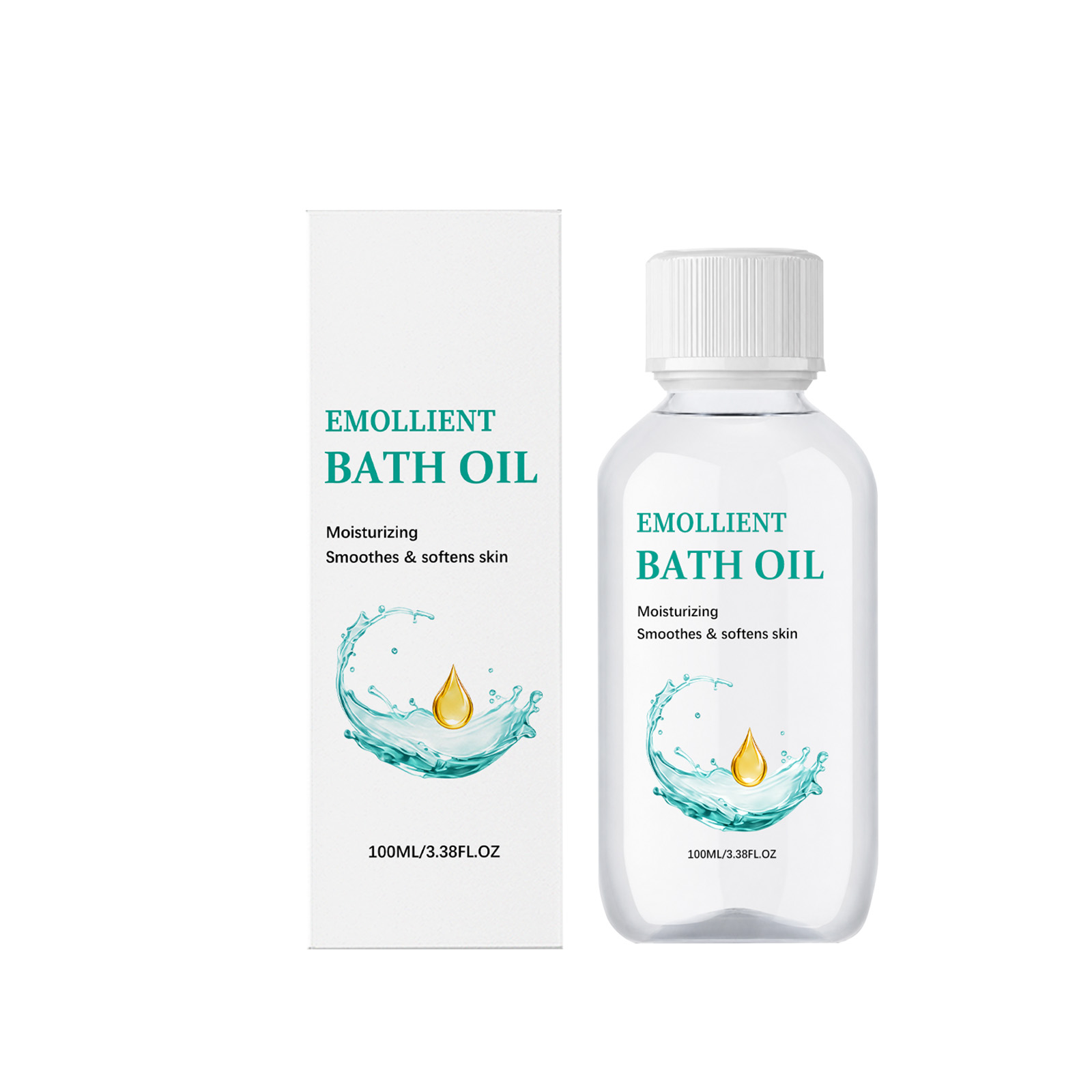 Moisturizing Bath Oil Smooth Delicate Fresh Herbal Scent Rinse Easily No Residue Skin Friendly Whole Body Care