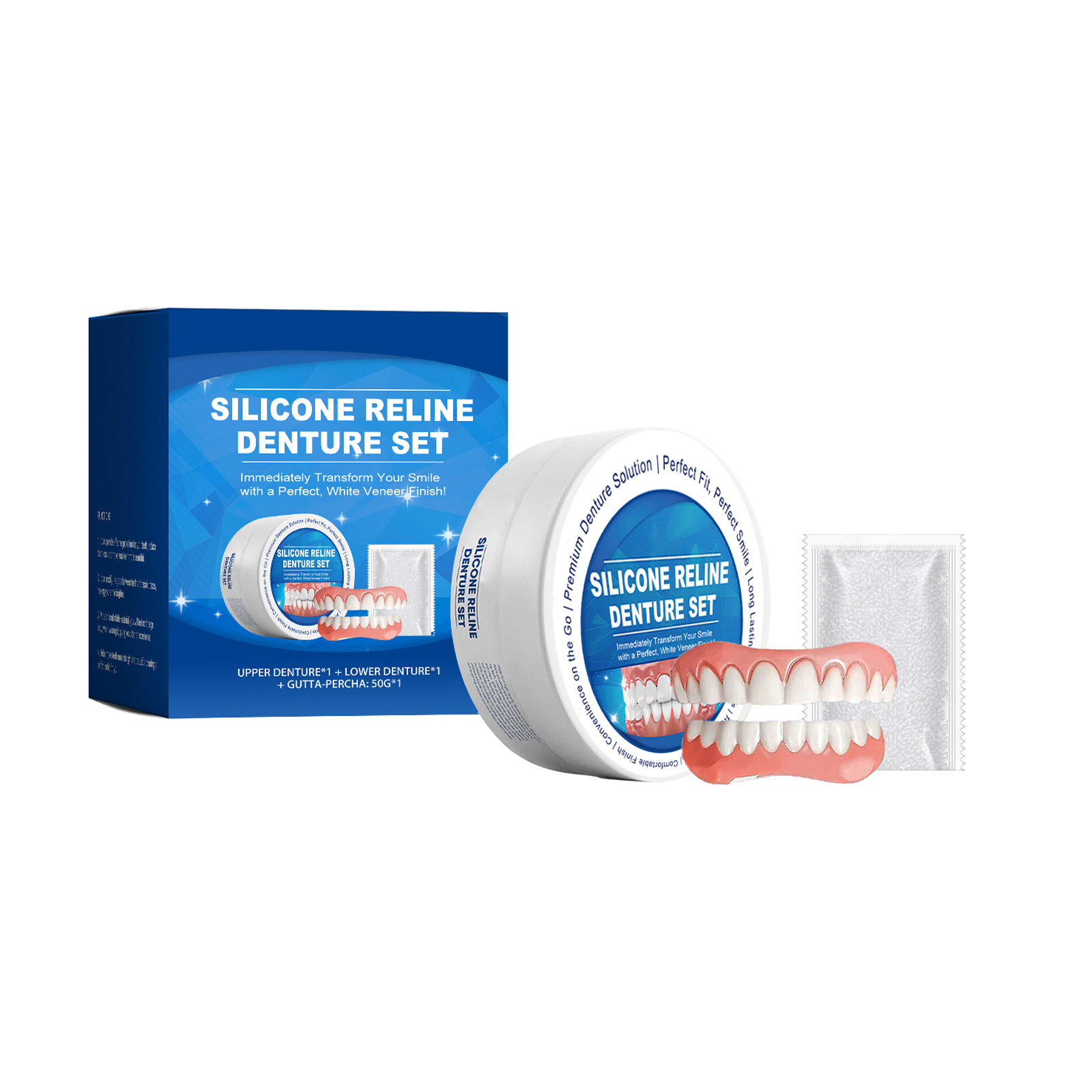 Cosmetic Teeth Cover Set Modify Teeth Fill Gaps Comfort Nice Boost Smile Oral Care