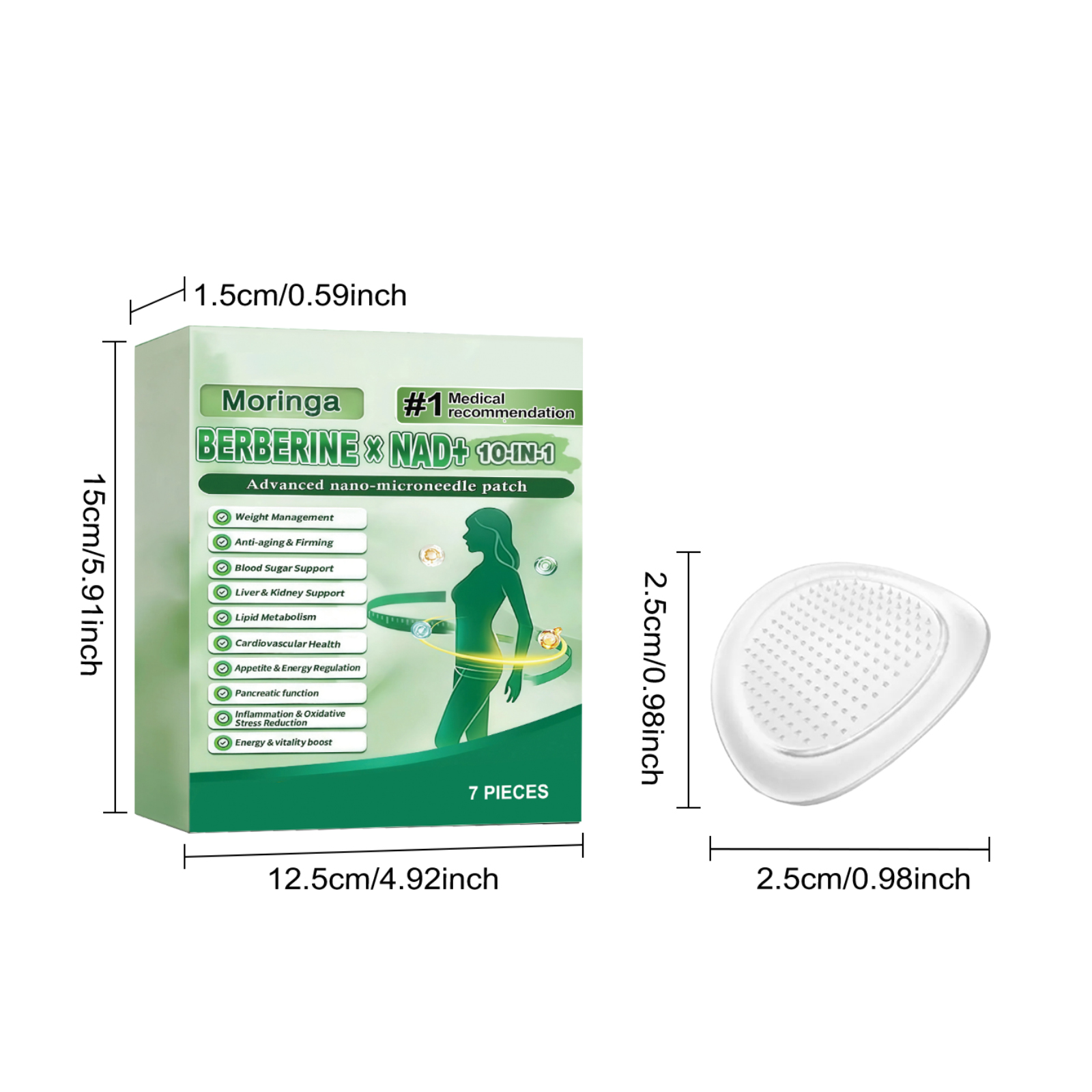 Body Care Patch Mild Formula Lightweight Breathable Skin Friendly Portable Simple Daily Body Treatment