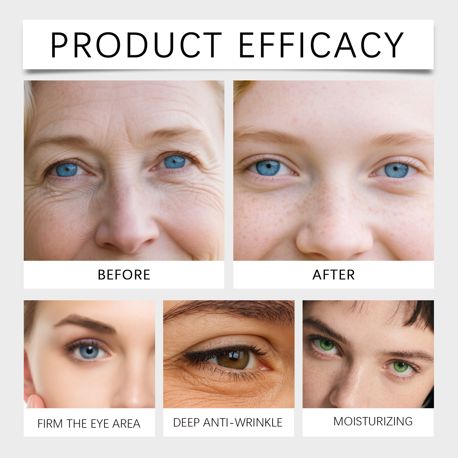Eye Care Patch Mild Ingredient Moisturizing Soft Tight Fit Daily Skin Care Around Eyes