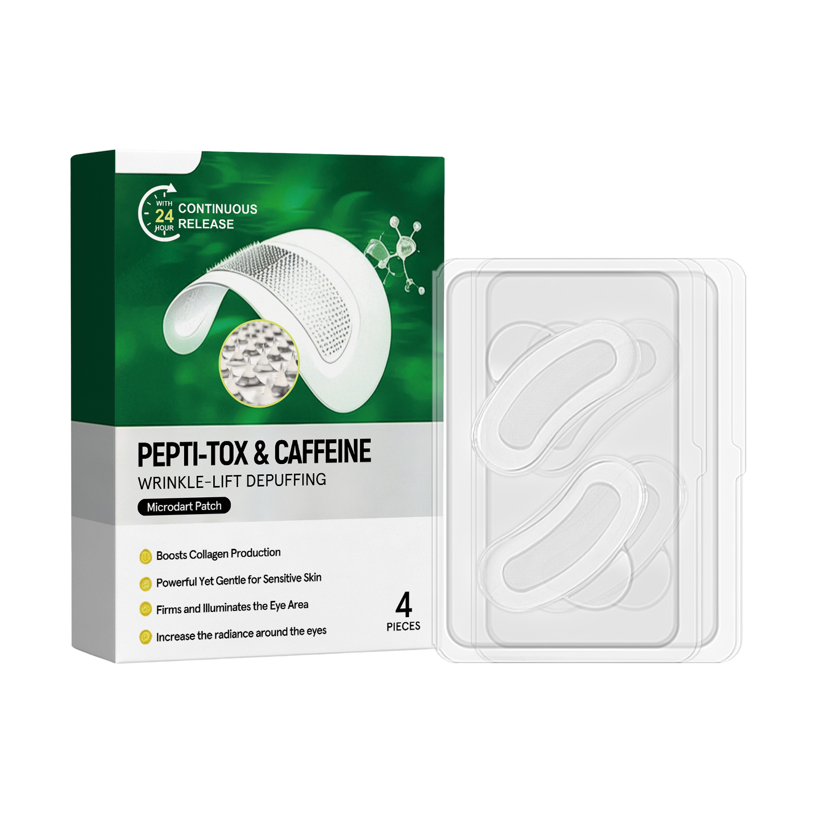 Eye Care Patch Mild Ingredient Moisturizing Soft Tight Fit Daily Skin Care Around Eyes