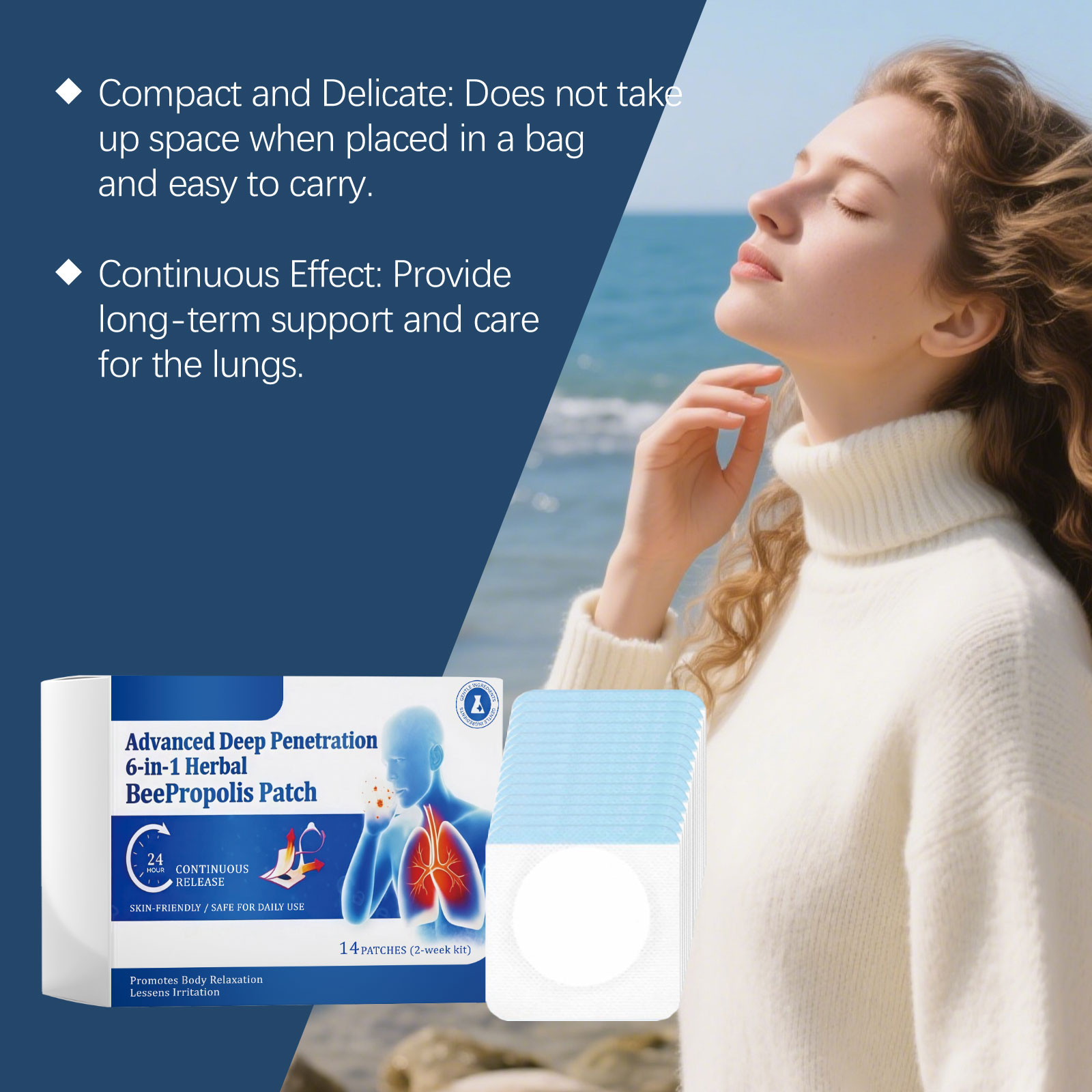 Body Care Patch Mild Plant Formula Gentle Healthy Fresh Comfort Portable Daily Maintenance Protection