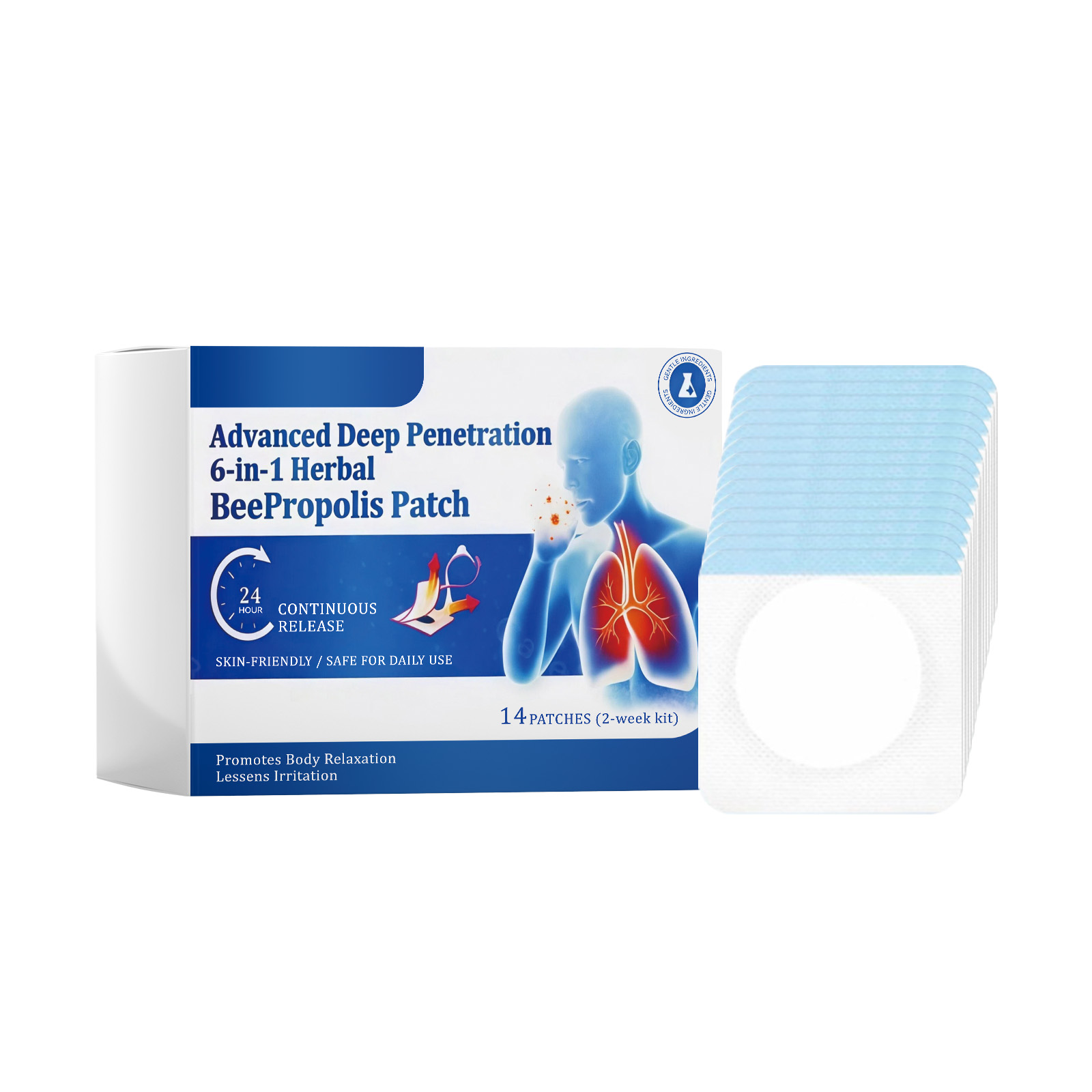 Body Care Patch Mild Plant Formula Gentle Healthy Fresh Comfort Portable Daily Maintenance Protection