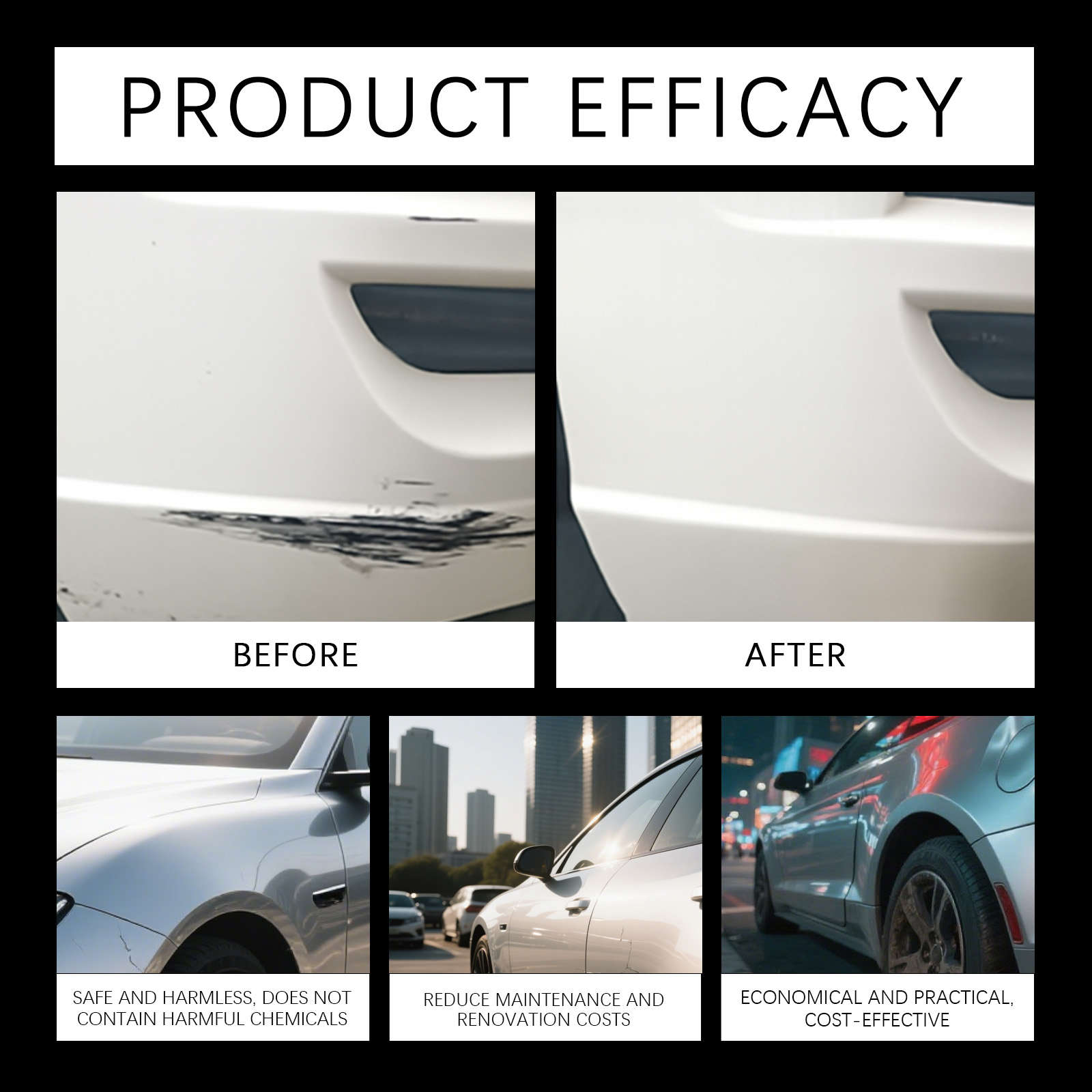 Automobile Nano Coating Spray Surface Paint Remover Portable Daily Cleaning Renovation Coating Mist