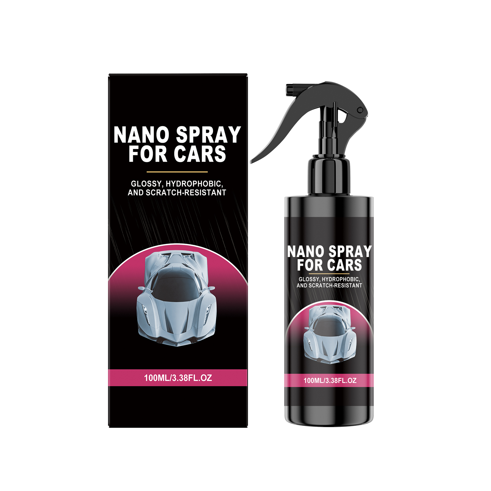 Automobile Nano Coating Spray Surface Paint Remover Portable Daily Cleaning Renovation Coating Mist