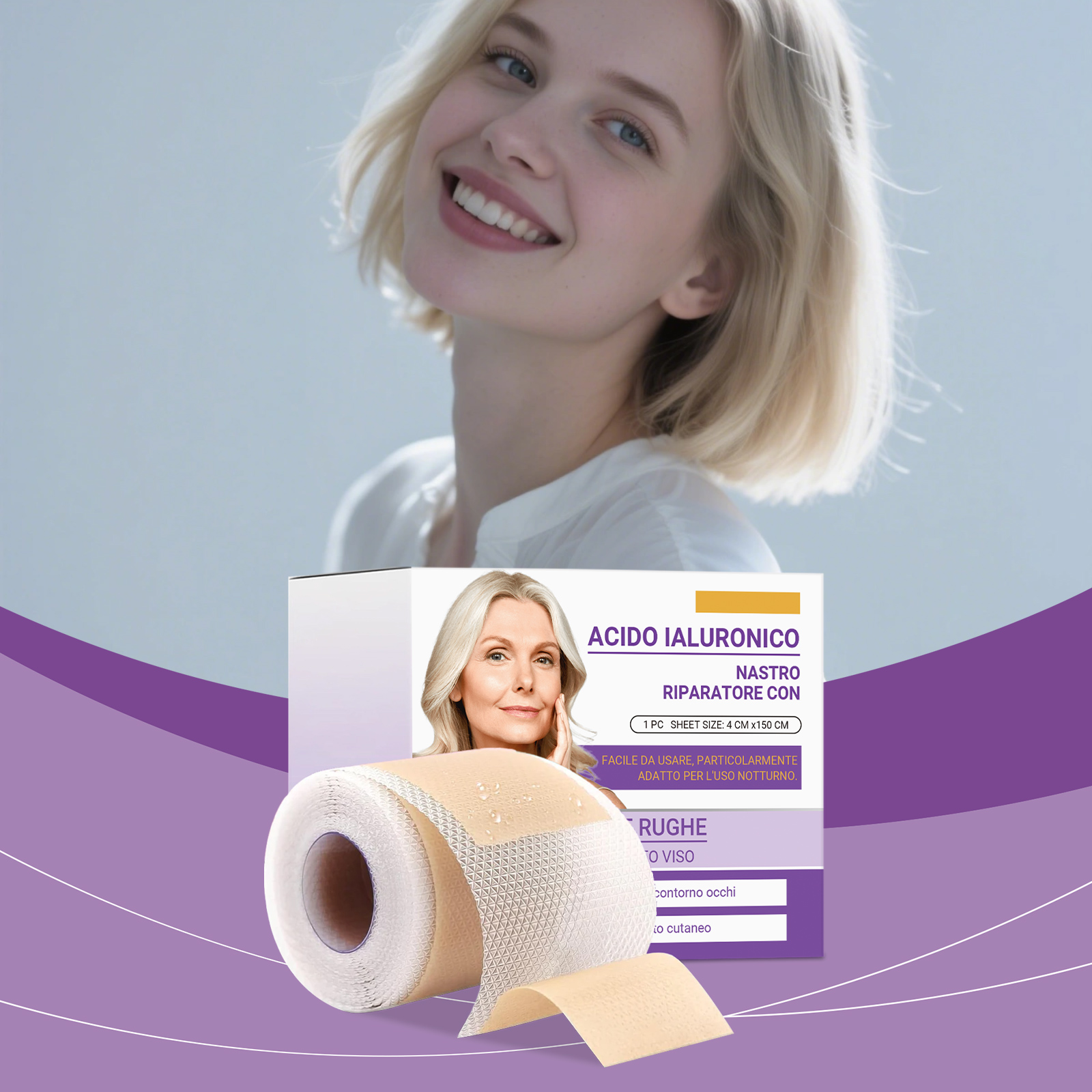 Body Nourishing Patch Mild Formula Protect Nourish Body Facial Skin Smooth Youthful Vital Care Patch
