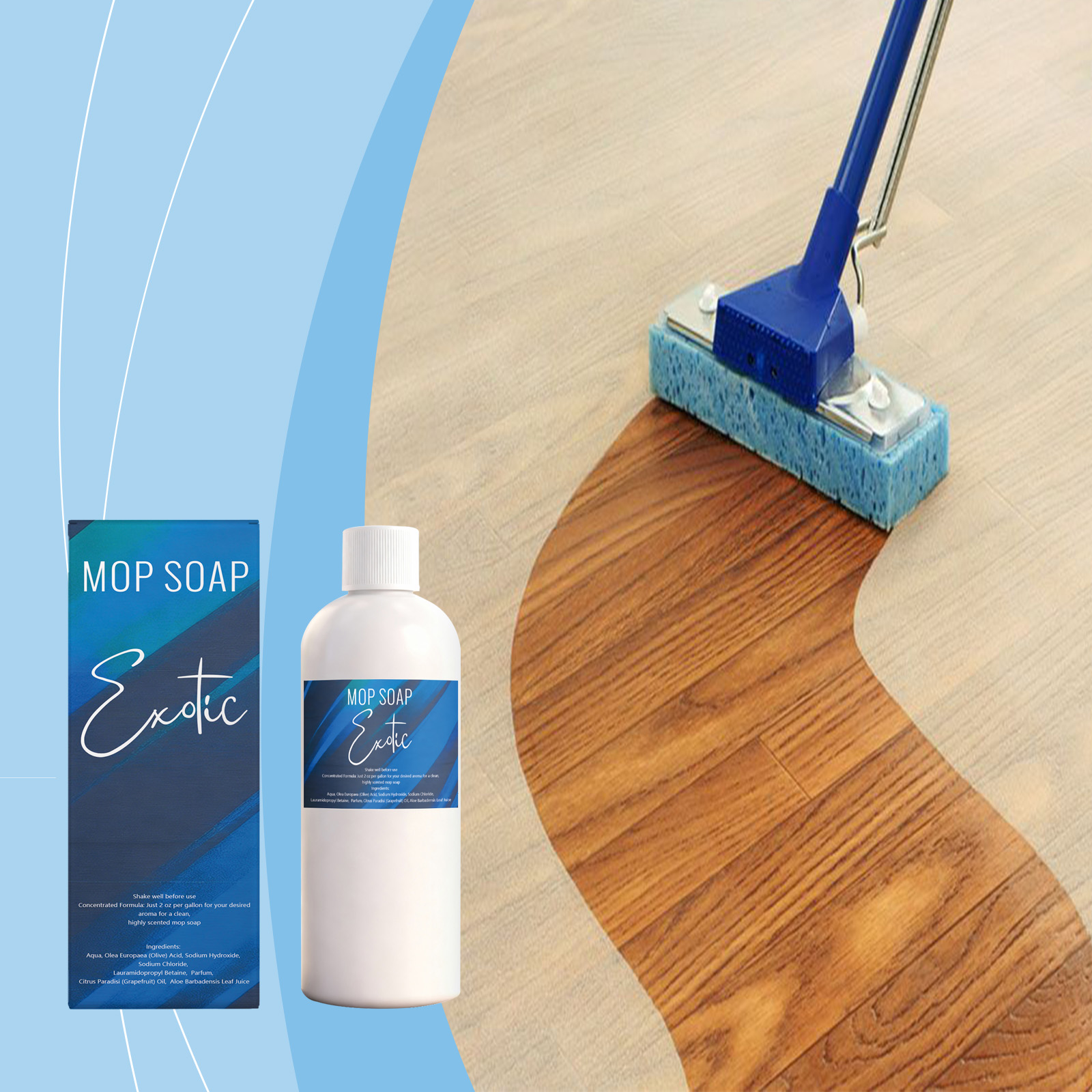 Floor Cleaner Household Tile Decontamination Purification Fragrance Brightening Maintenance Daily Application