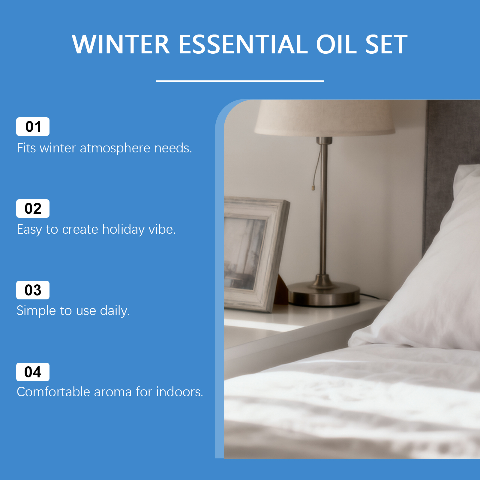 Winter Aroma Essential Oil Set Makes Fresh Indoor Air Create Festive Atmosphere Household Use