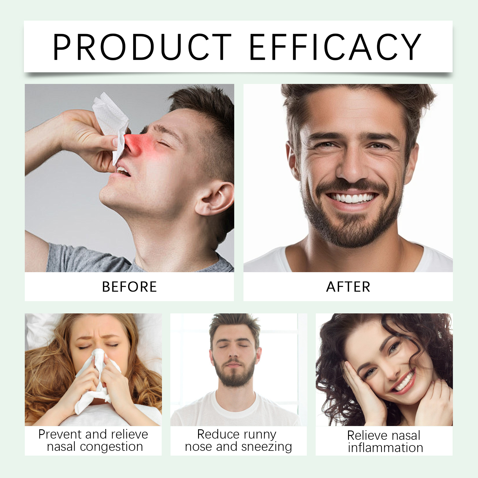 Nasal Care Spray Using Xanthium Plant Extract For Nasal Congestion Cleansing Moisturizing Care