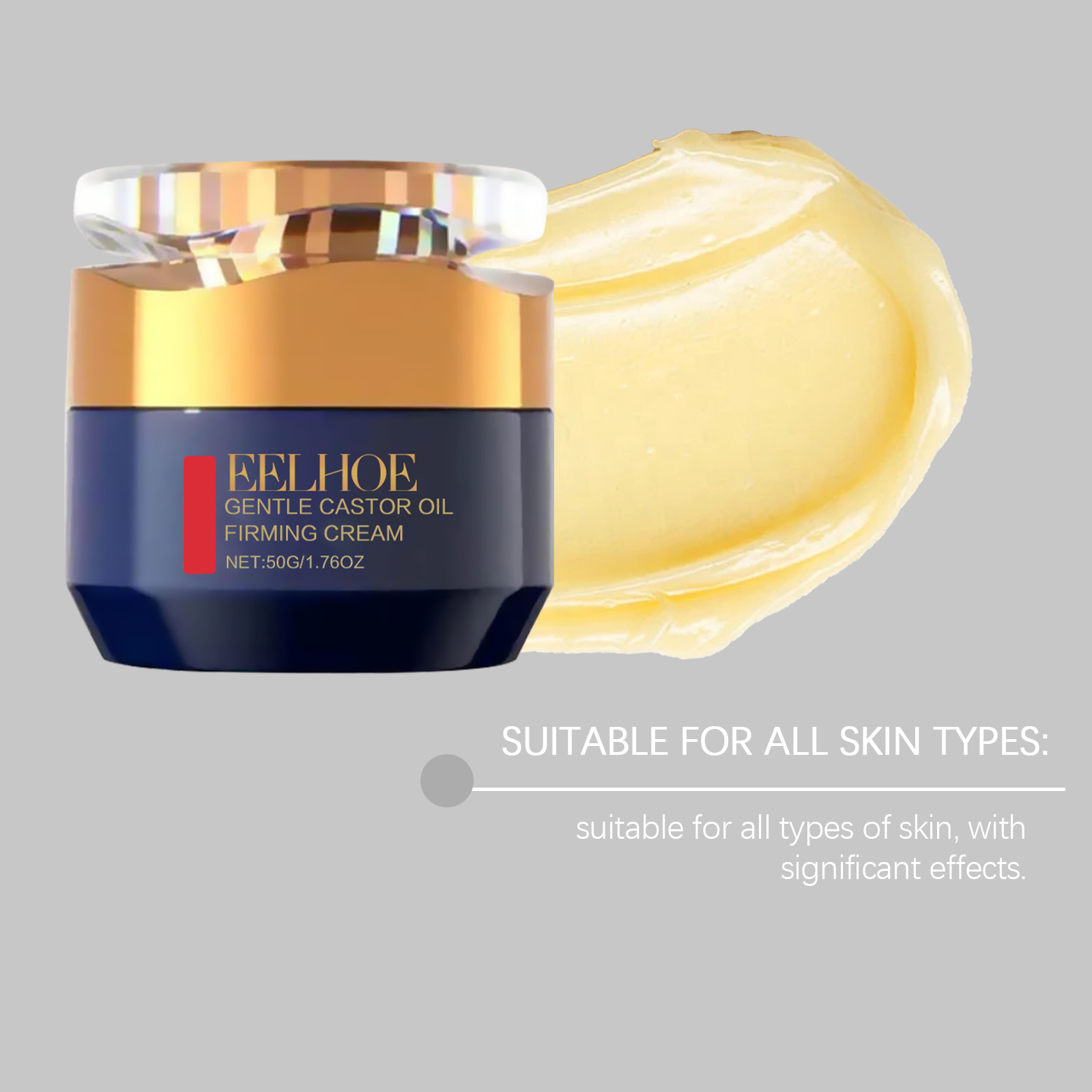 Castor Oil Moisturizing Face Cream Hydrates Nourishes Skin Fades Facial Fine Lines Moisturizes And Softens