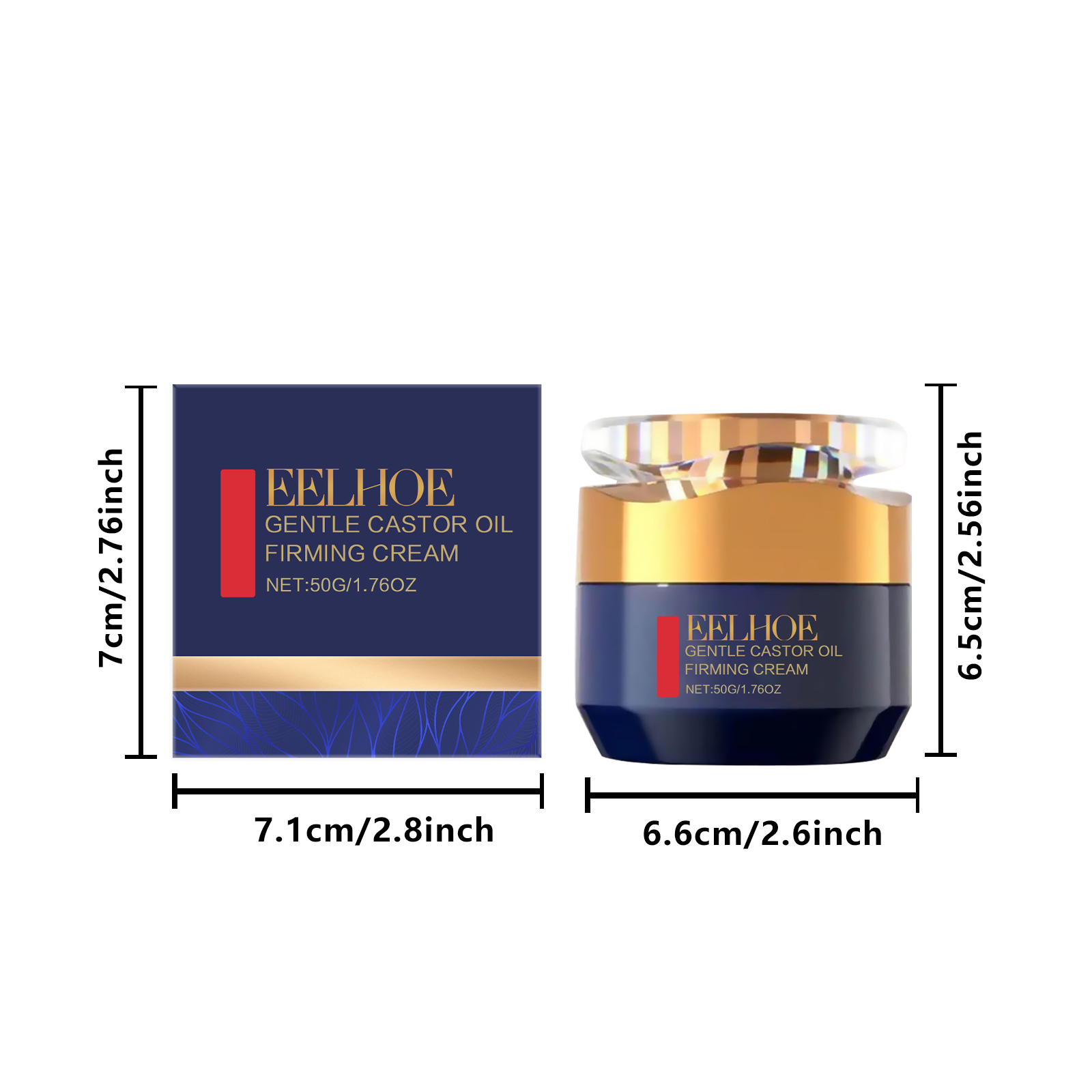 Castor Oil Moisturizing Face Cream Hydrates Nourishes Skin Fades Facial Fine Lines Moisturizes And Softens