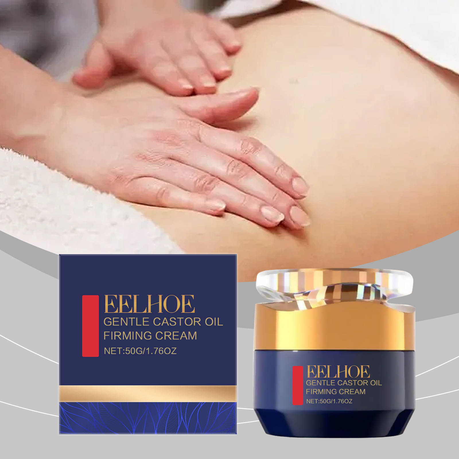 Castor Oil Moisturizing Face Cream Hydrates Nourishes Skin Fades Facial Fine Lines Moisturizes And Softens