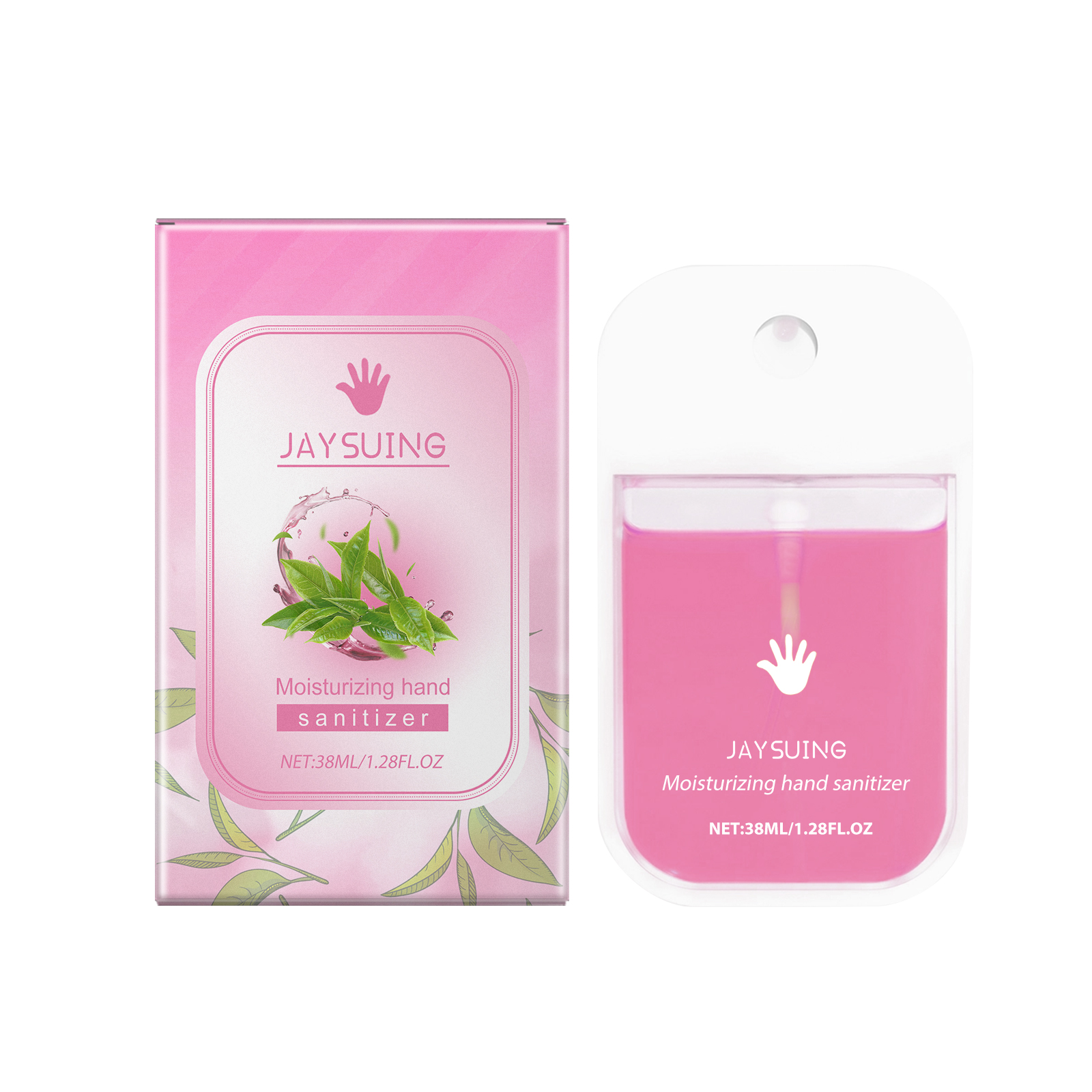 (Mint) Portable Hand Sanitizer Spray Gentle Cleanses Hands Keeps Hands Clean Convenient Hand Wash
